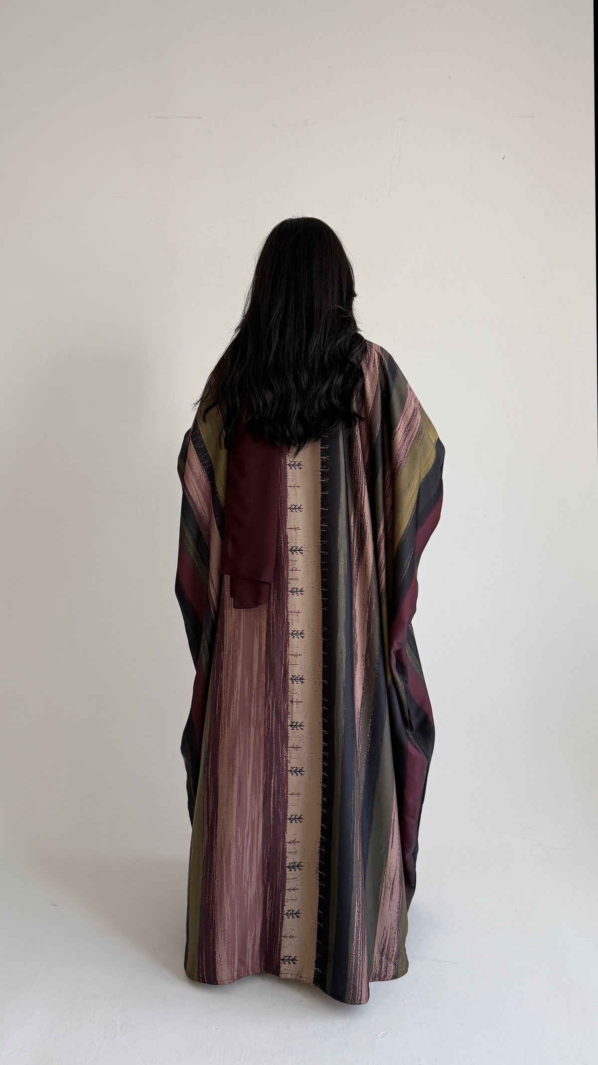 MWT2151 - عباية طباعة خفيفه