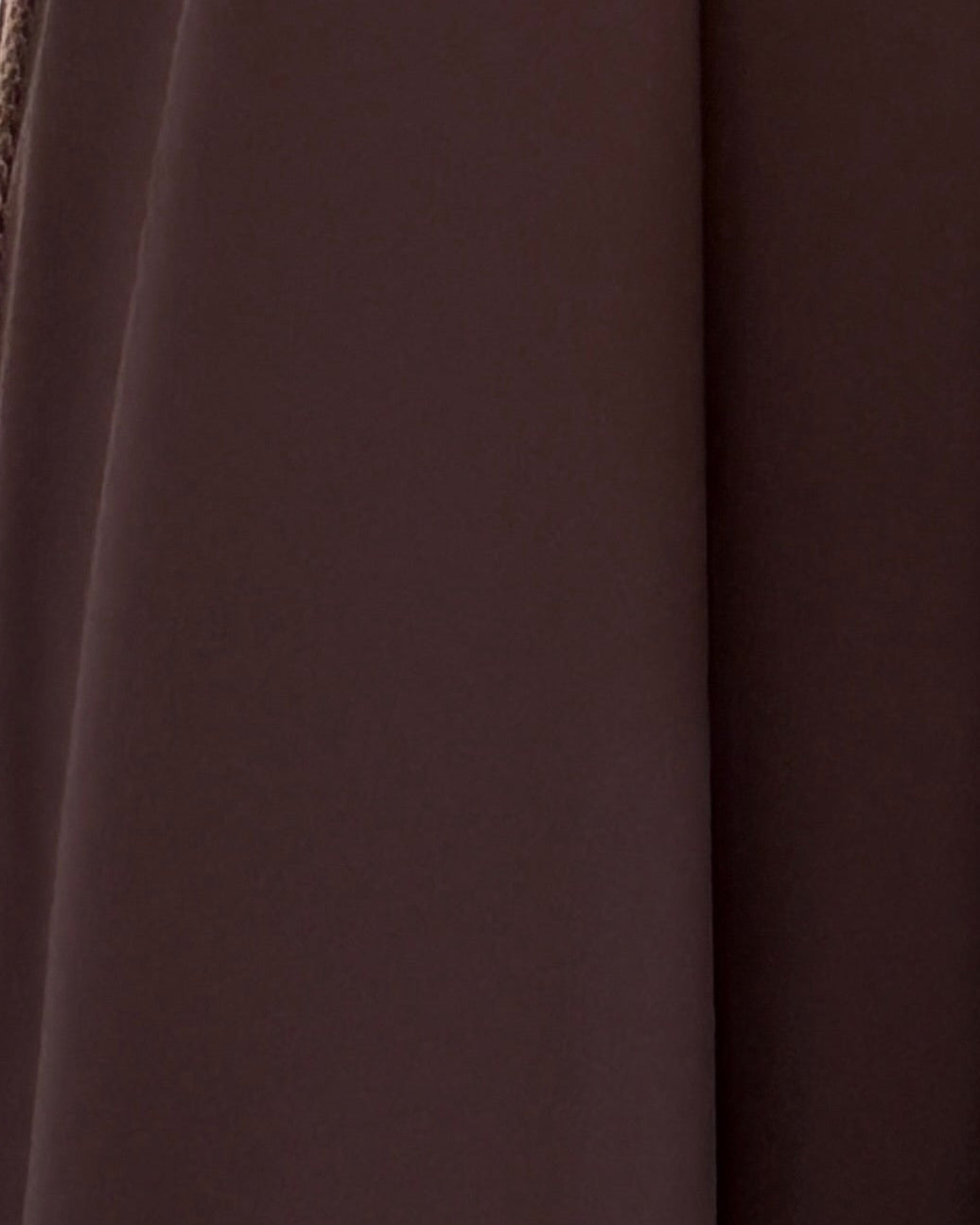 MWT1089 - عباية بني بتدخيله بالاكمام والجنب - Aya