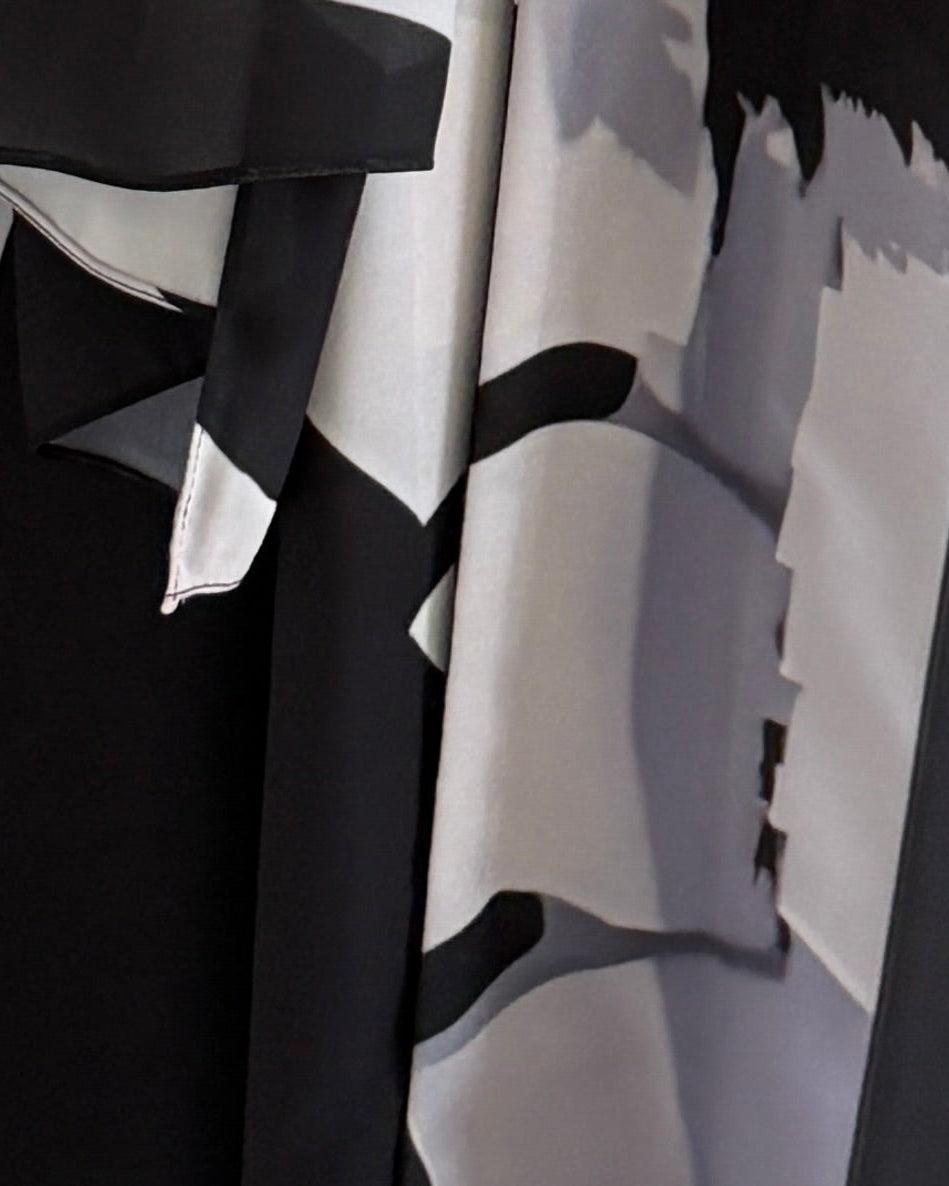 MWT1095 - عباية طباعة | Printed Abaya - Aya