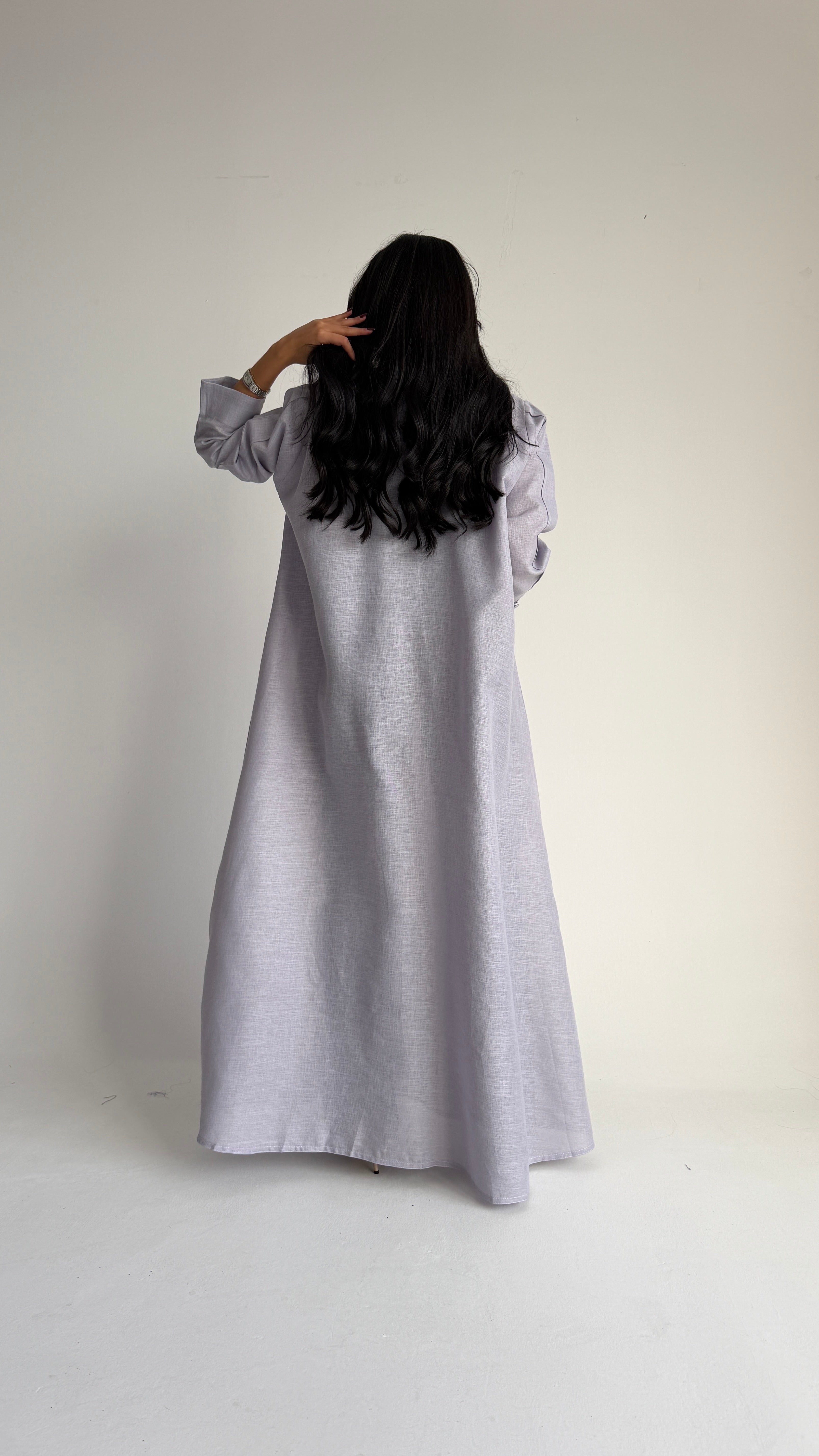 MW1501 - عباية لنن بيج صيفية - Aya