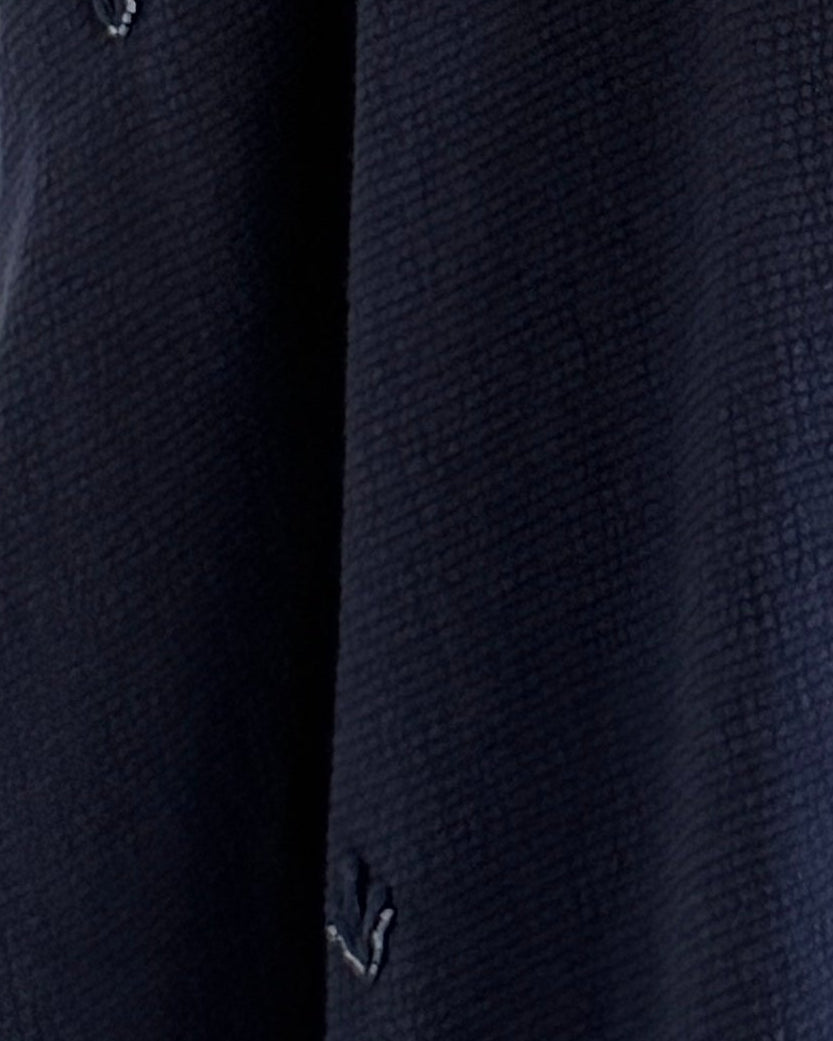 MW2055 - عباية لنن هندي قصه هينك تطريز يدوي - Aya