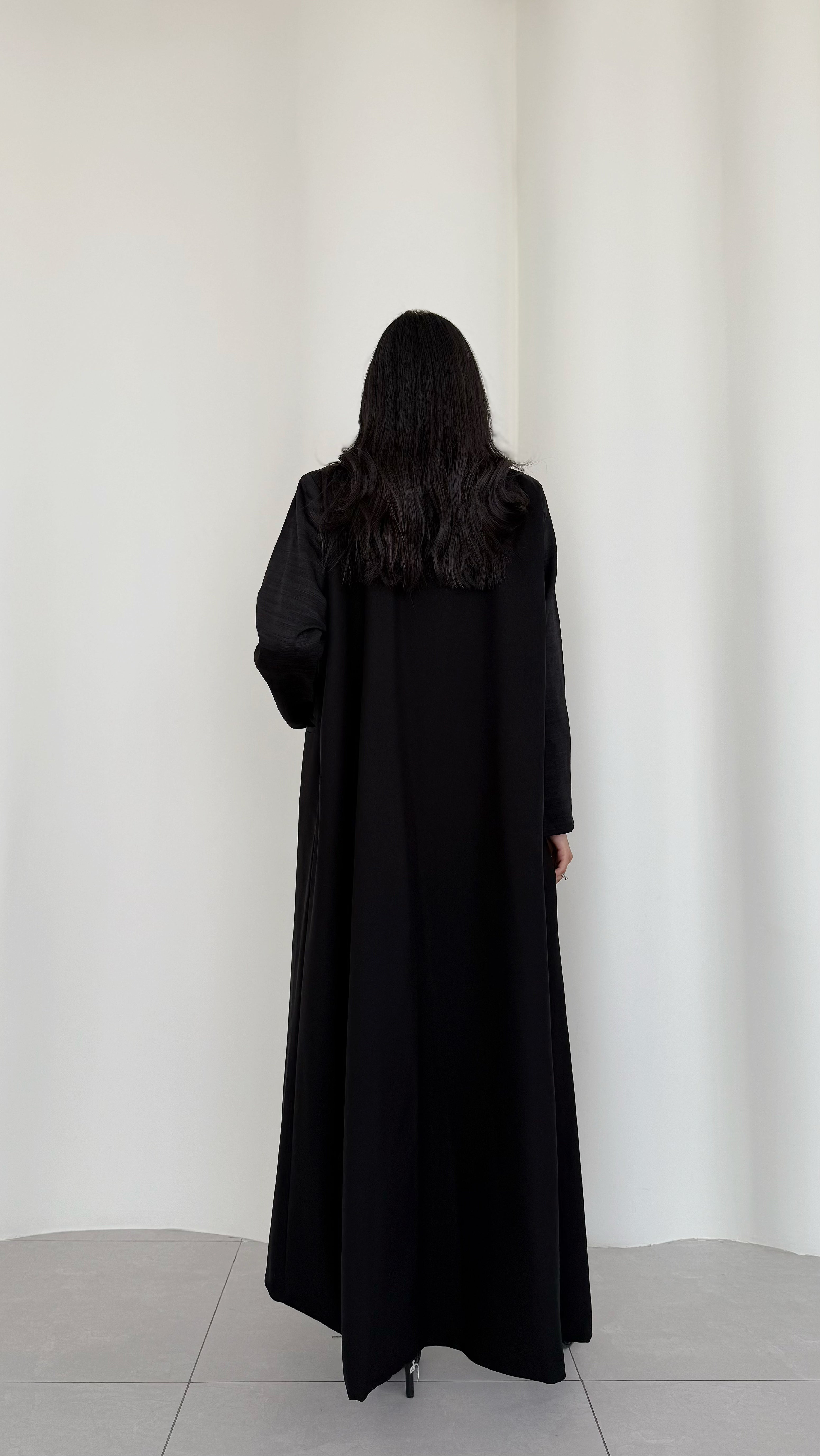 MWT512 - عباية بليزر أسود - Aya