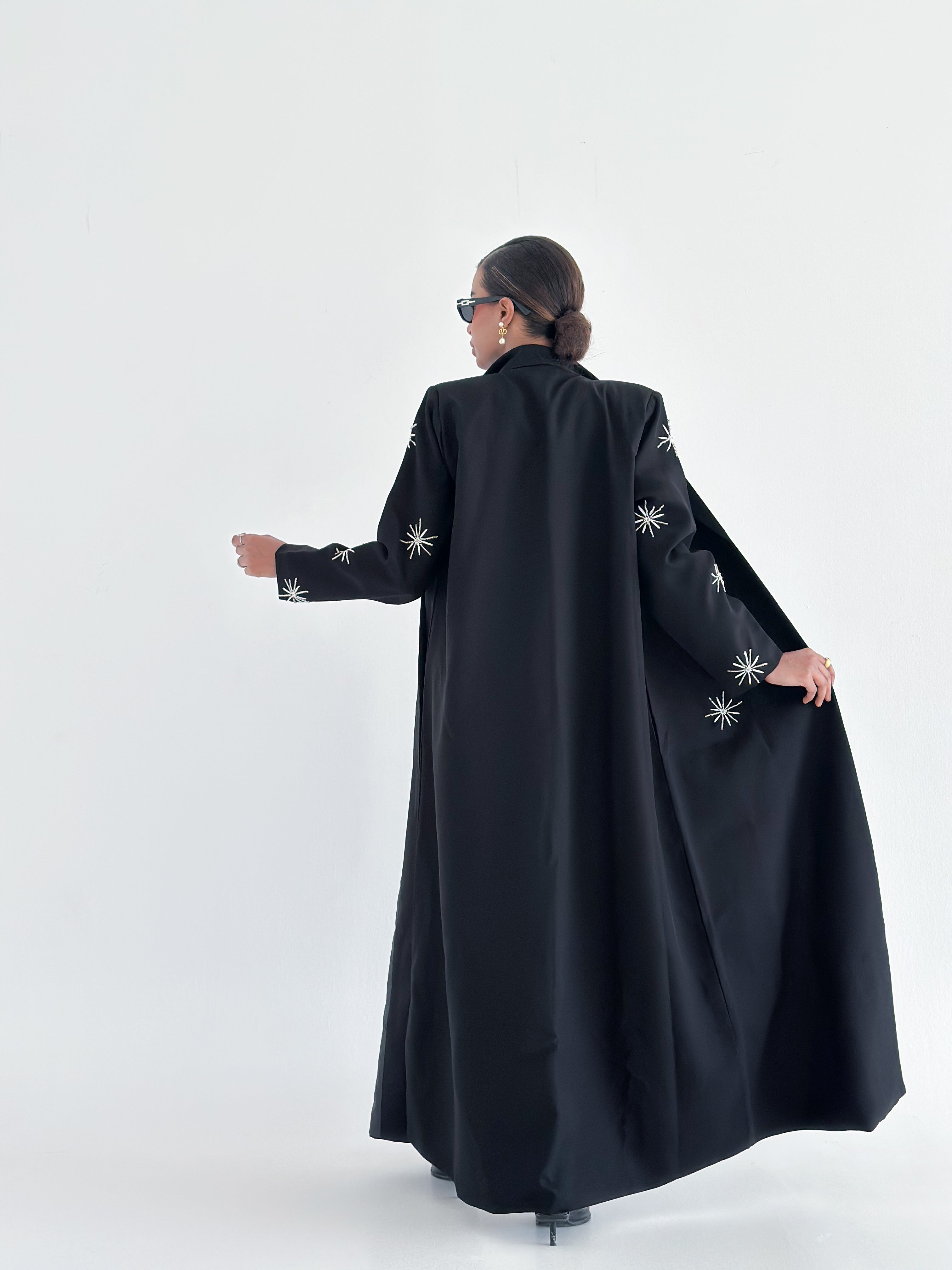 MW1269 - كتان بليزر نص كلوش - Aya