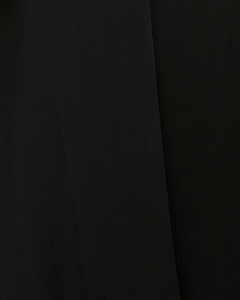 MWT797 - عبايه اسود بتطريز ابيض واسود - Aya