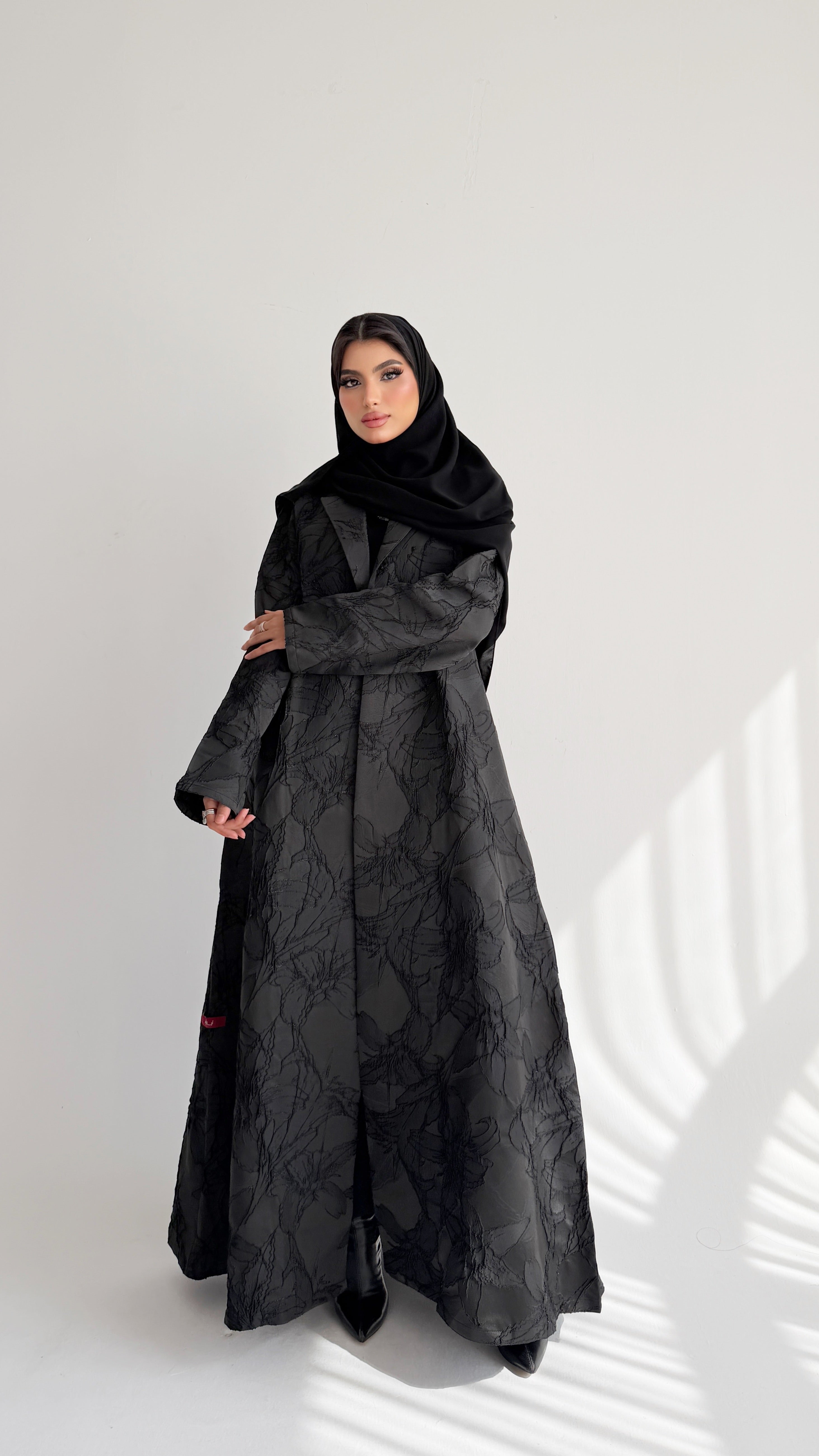 MWT850 - عباية بليزر جاكار - Aya