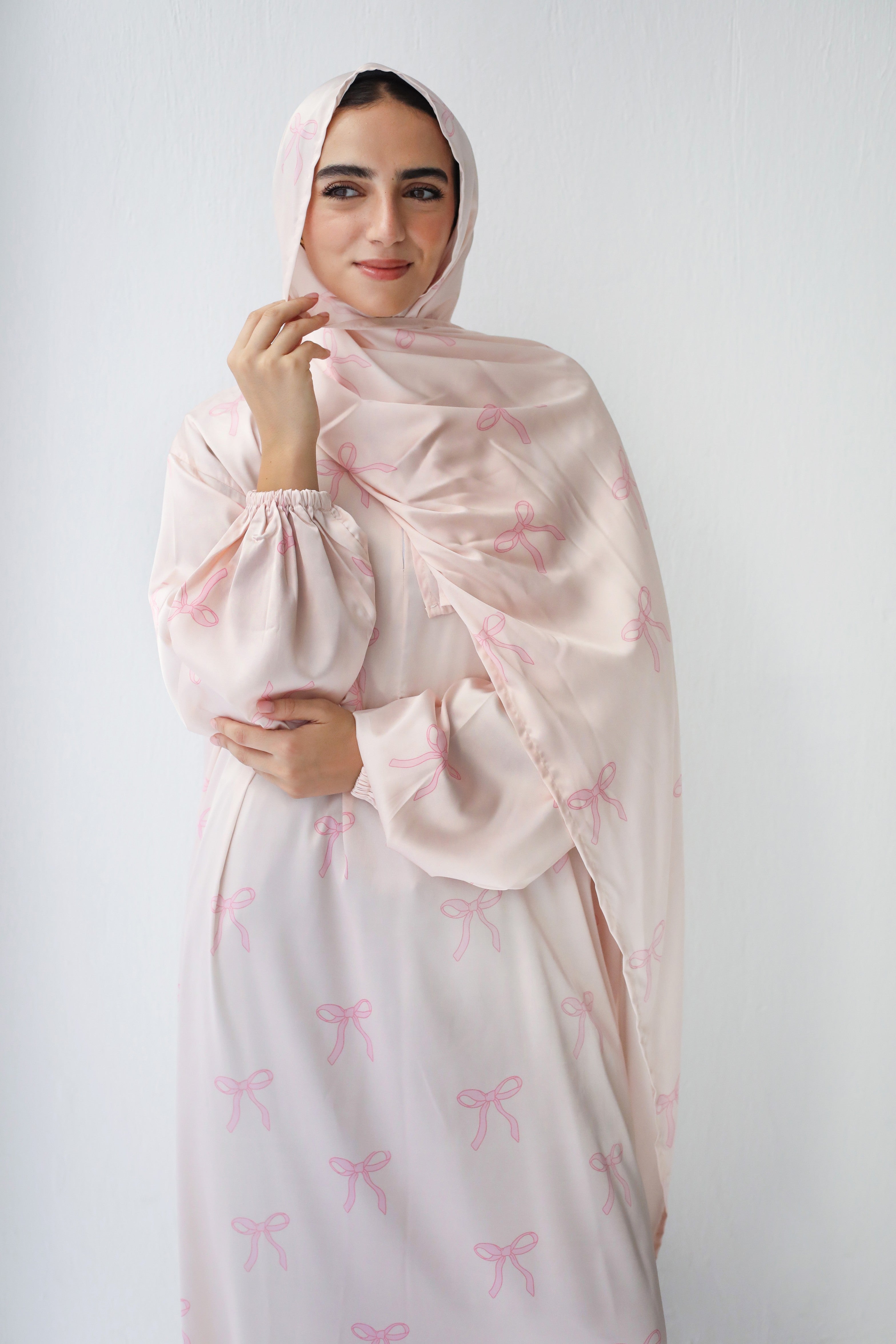 Rose Ties Prayer Dress - Aya