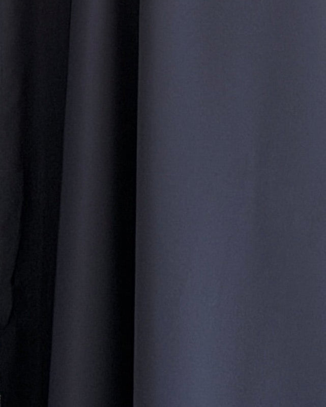 MWT785 - عباية كريب مع تدخيلة كشميري - Aya