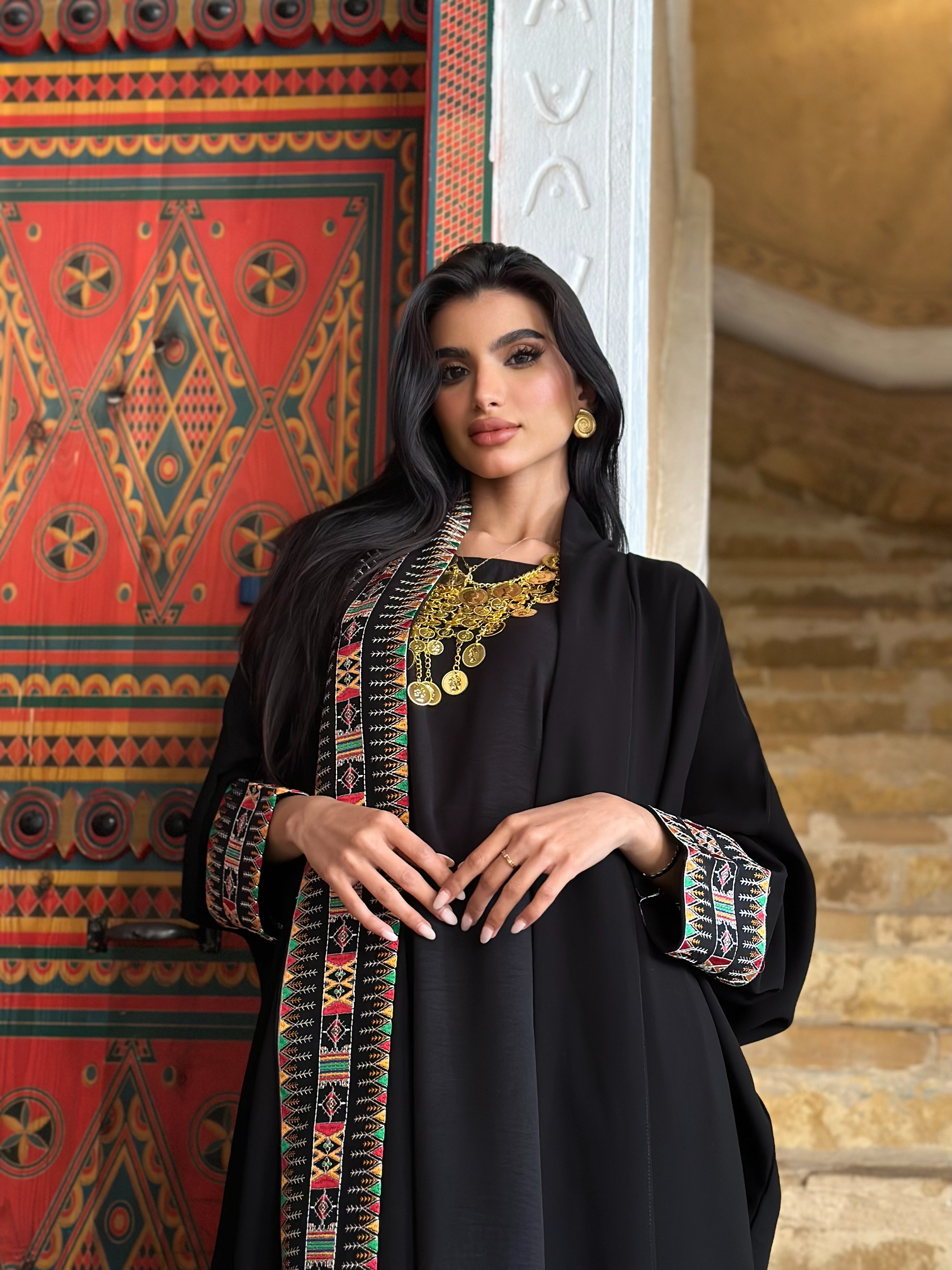 MW1184  - قماش اكرني نص كلوش - Aya