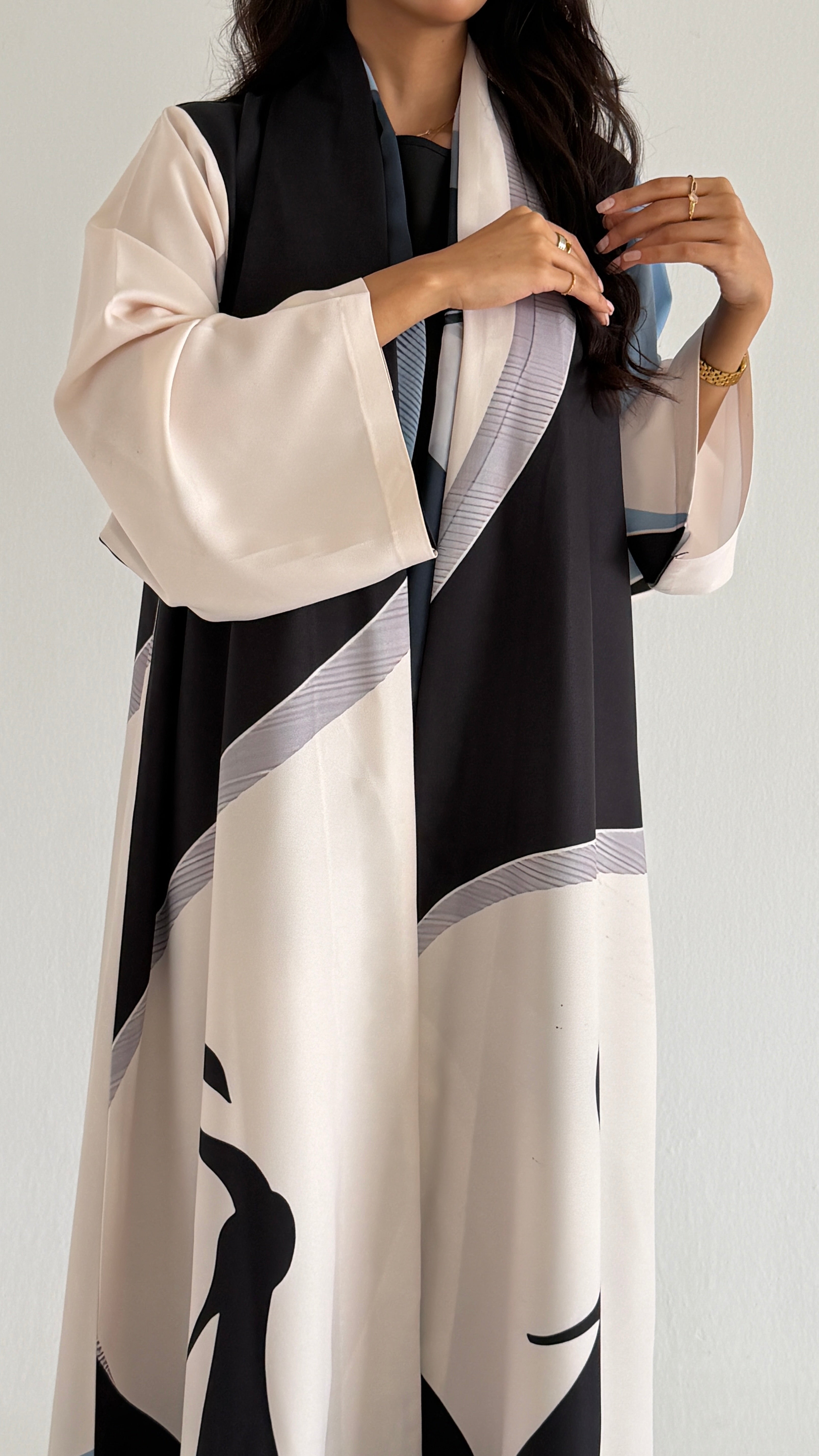 MWT1144 - عباية طباعة | Printed Abaya - Aya