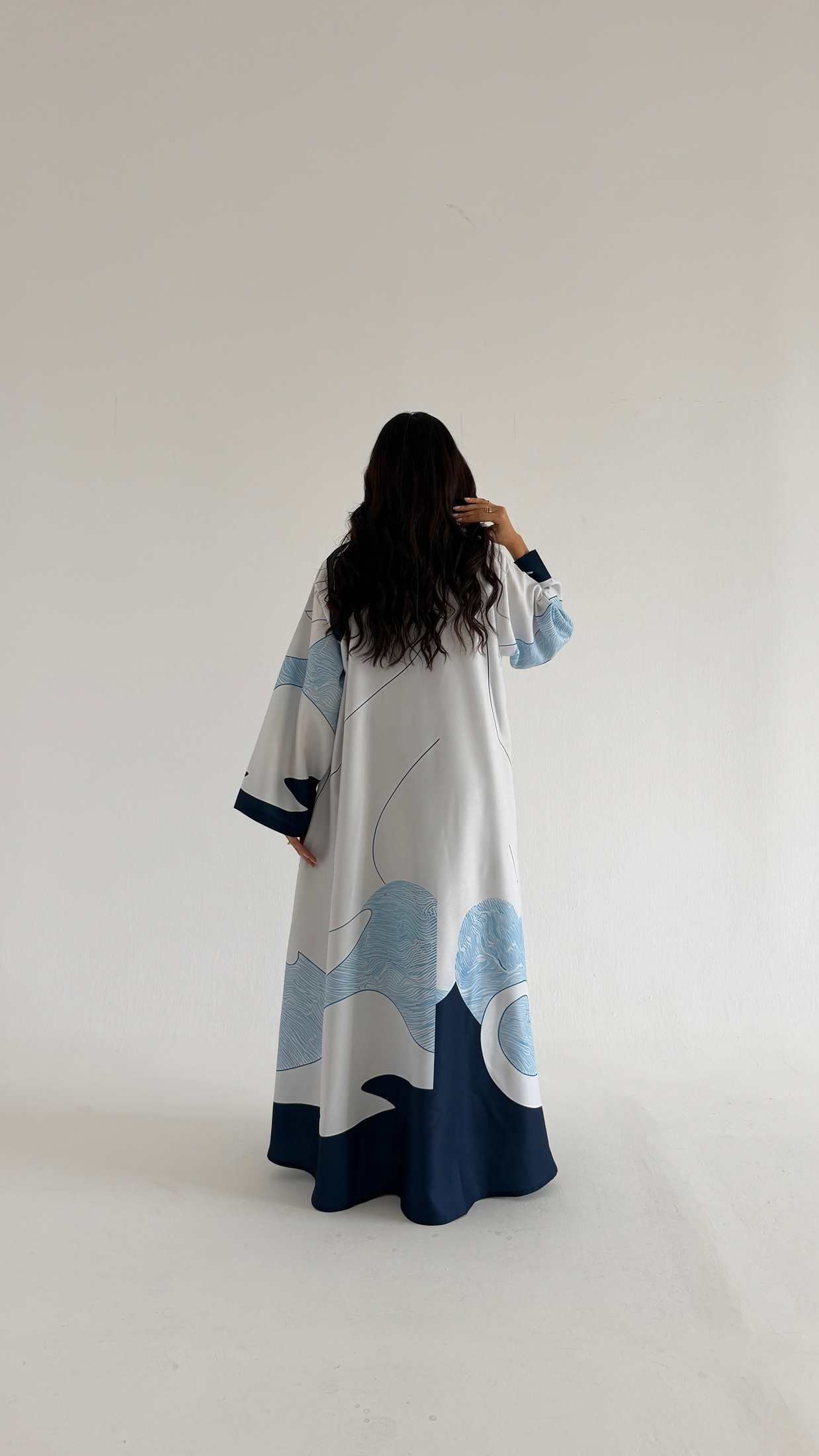 MWT1139 - عباية طباعة | Printed Abaya - Aya