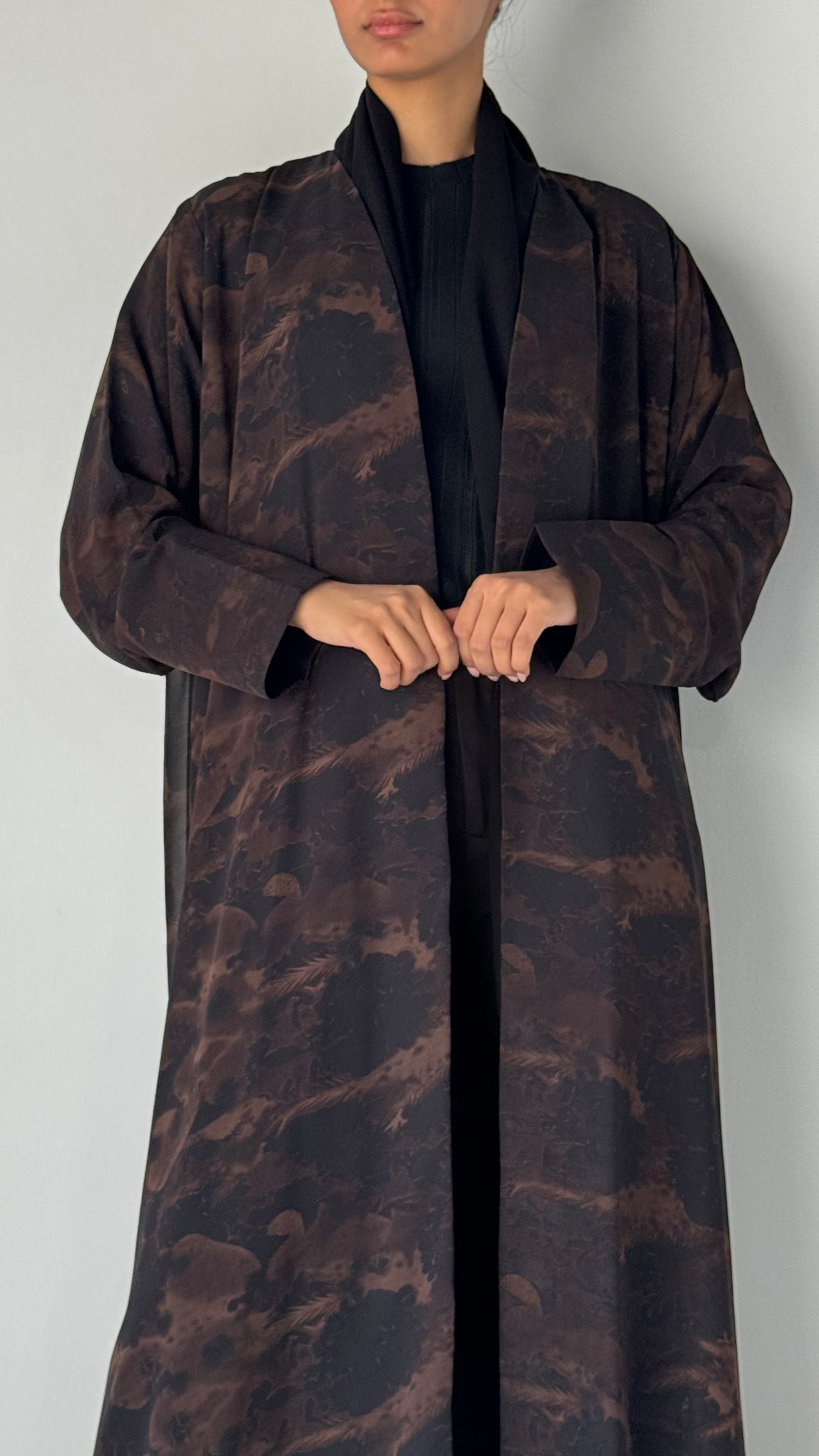 MW1515 - عباية صيفية مموج كلوش - Aya