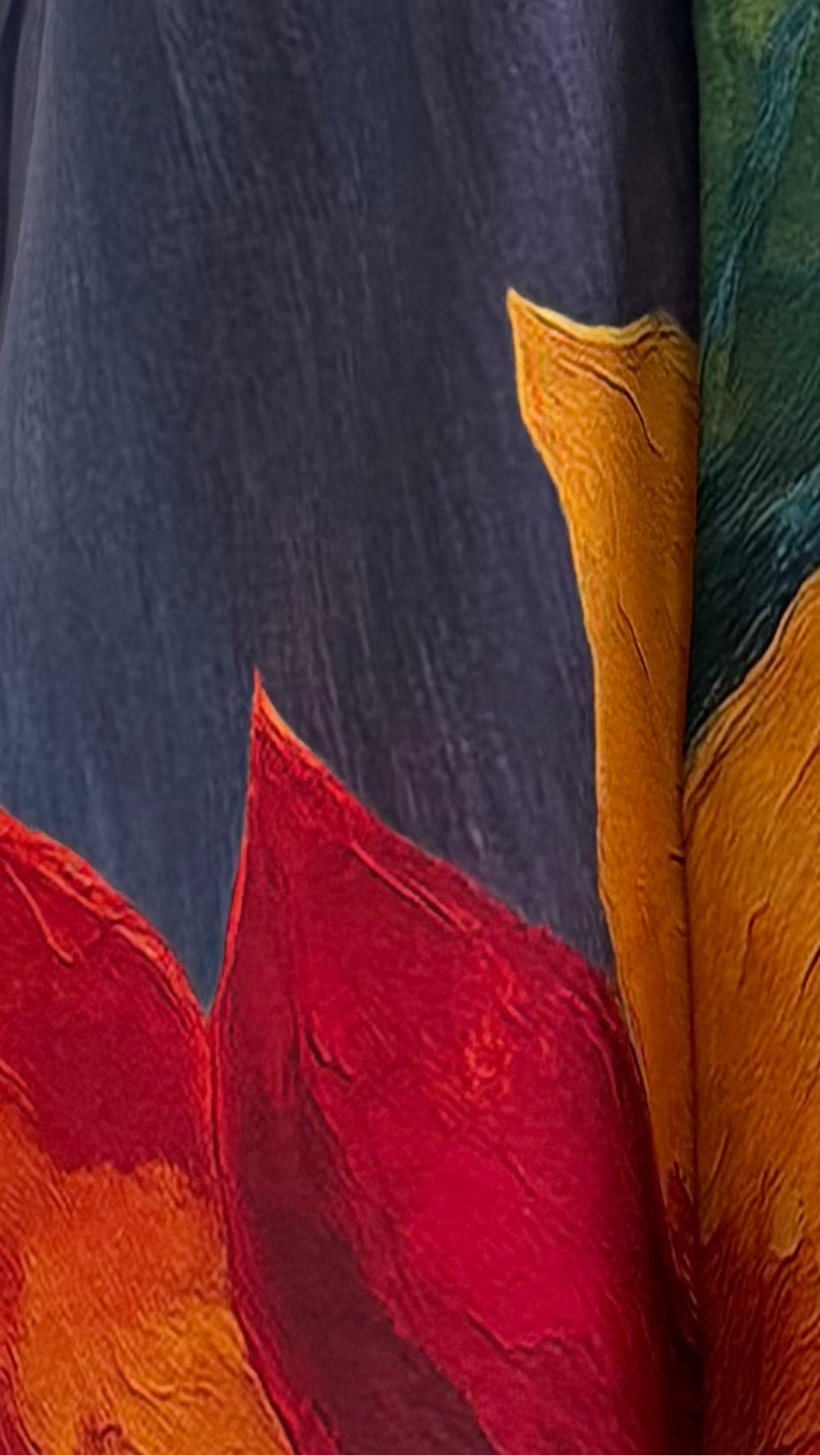 MW1800 - عباية طباعة بالوان متناغمة - Aya