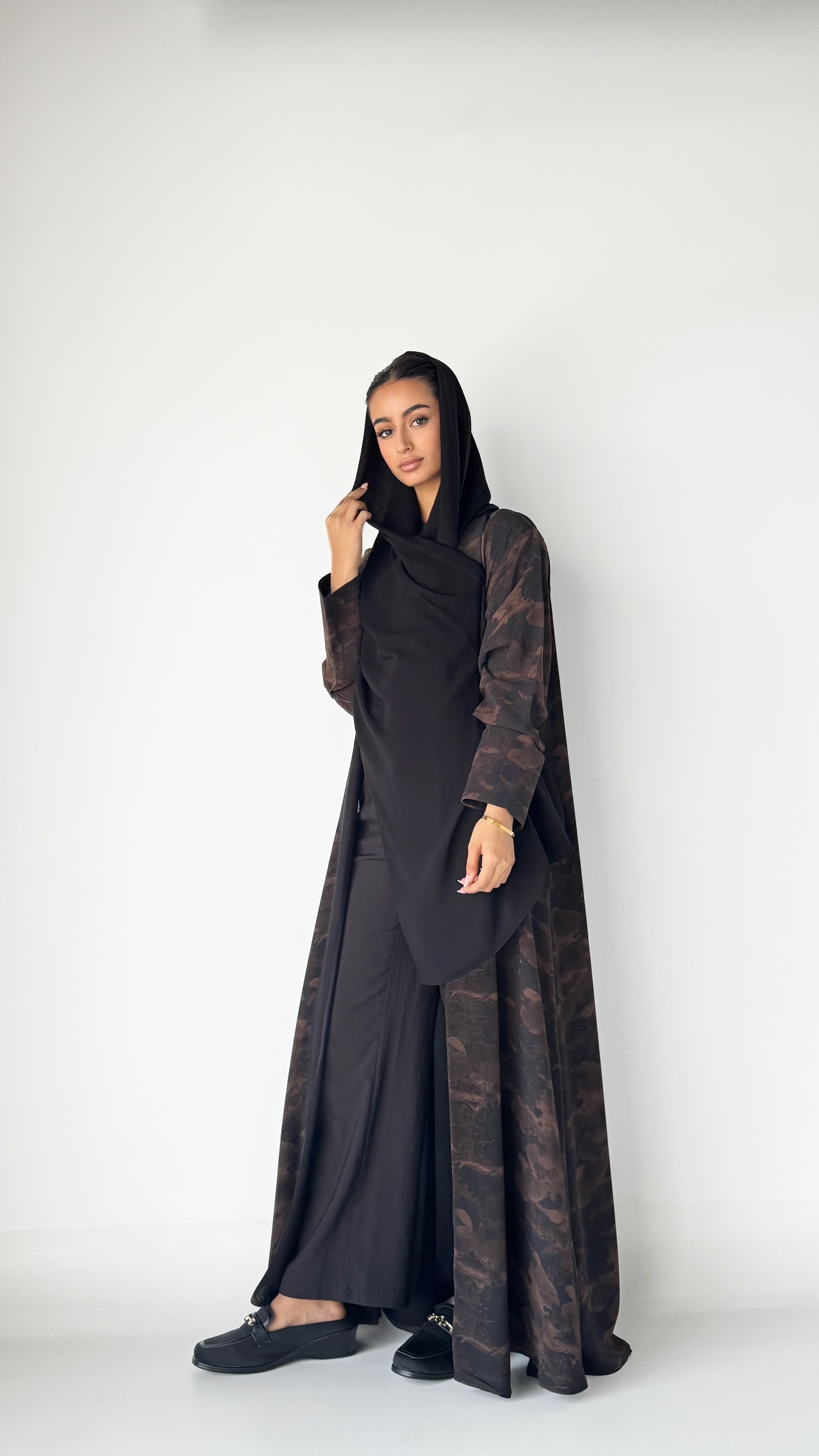 MW1515 - عباية صيفية مموج كلوش - Aya