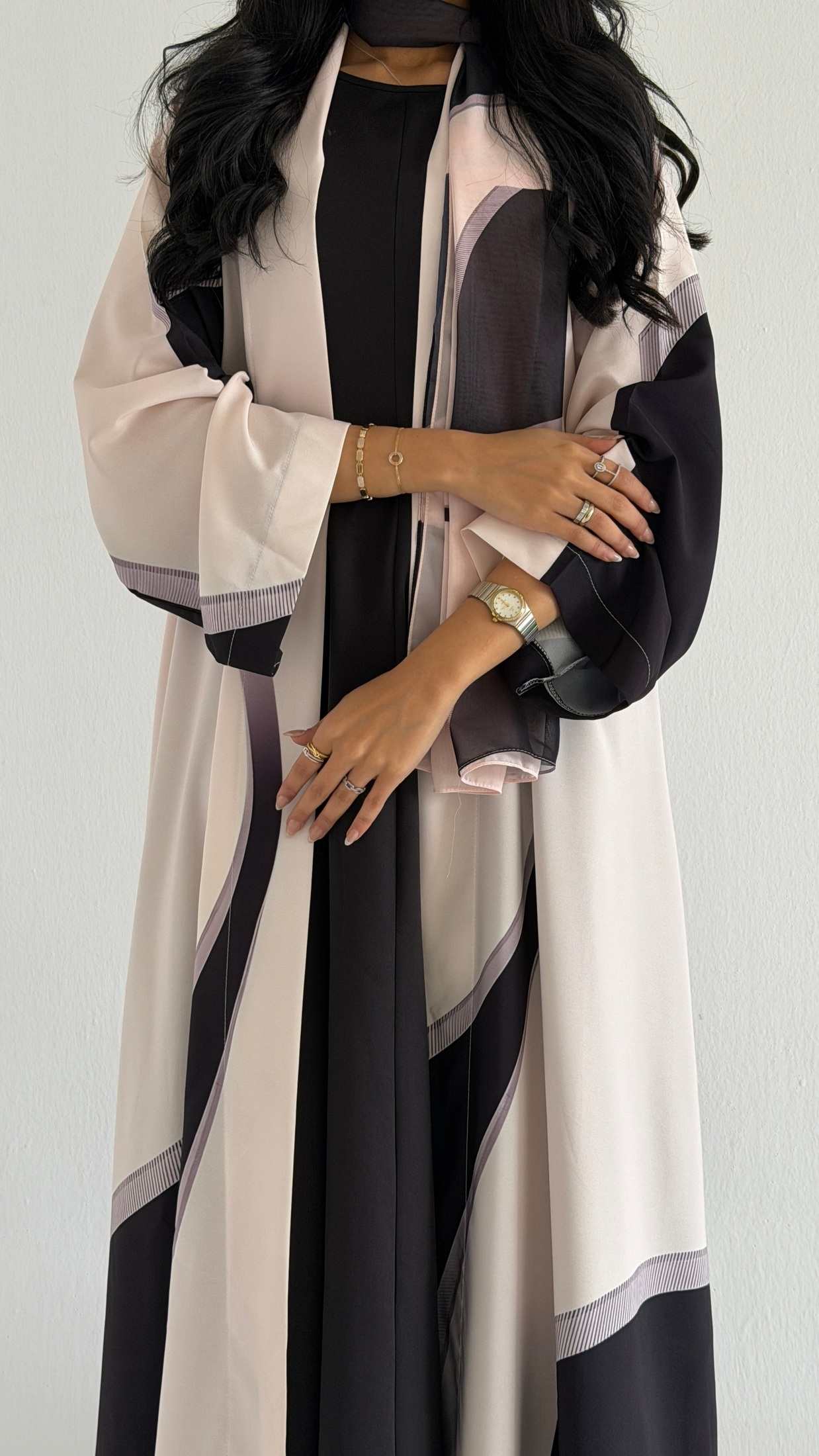 MWT1138 - عباية طباعة | Printed Abaya - Aya