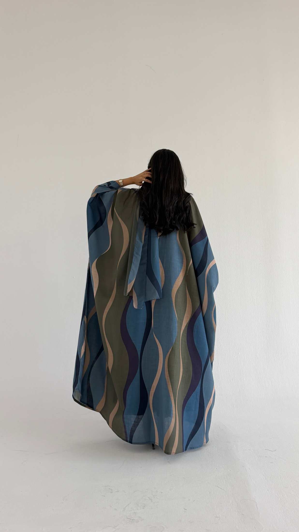 MWT1517 عباية طباعة | Printed Abaya - Aya