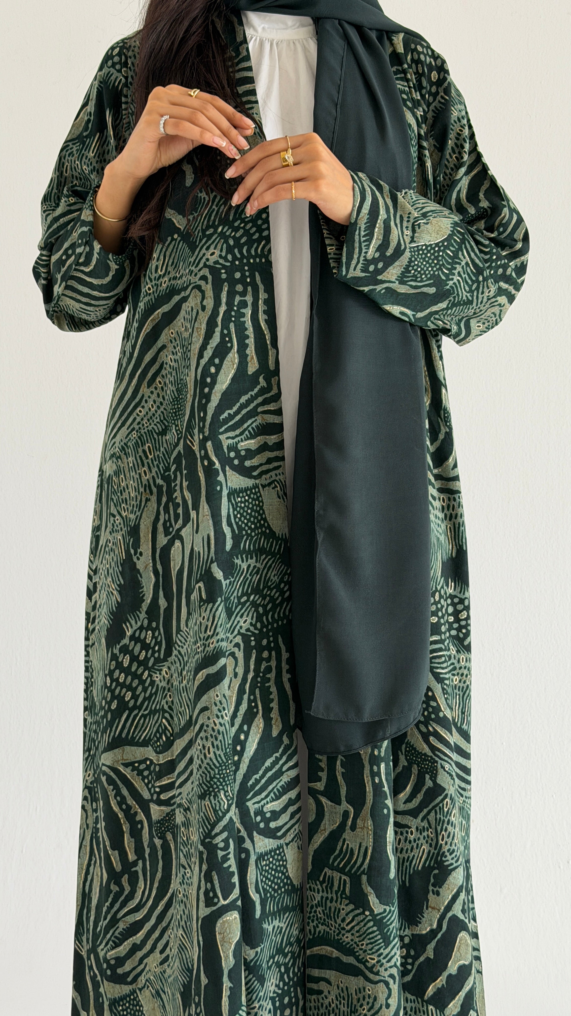 MWT2024 - عباية لنن صيفية | Summer linen abaya - Aya