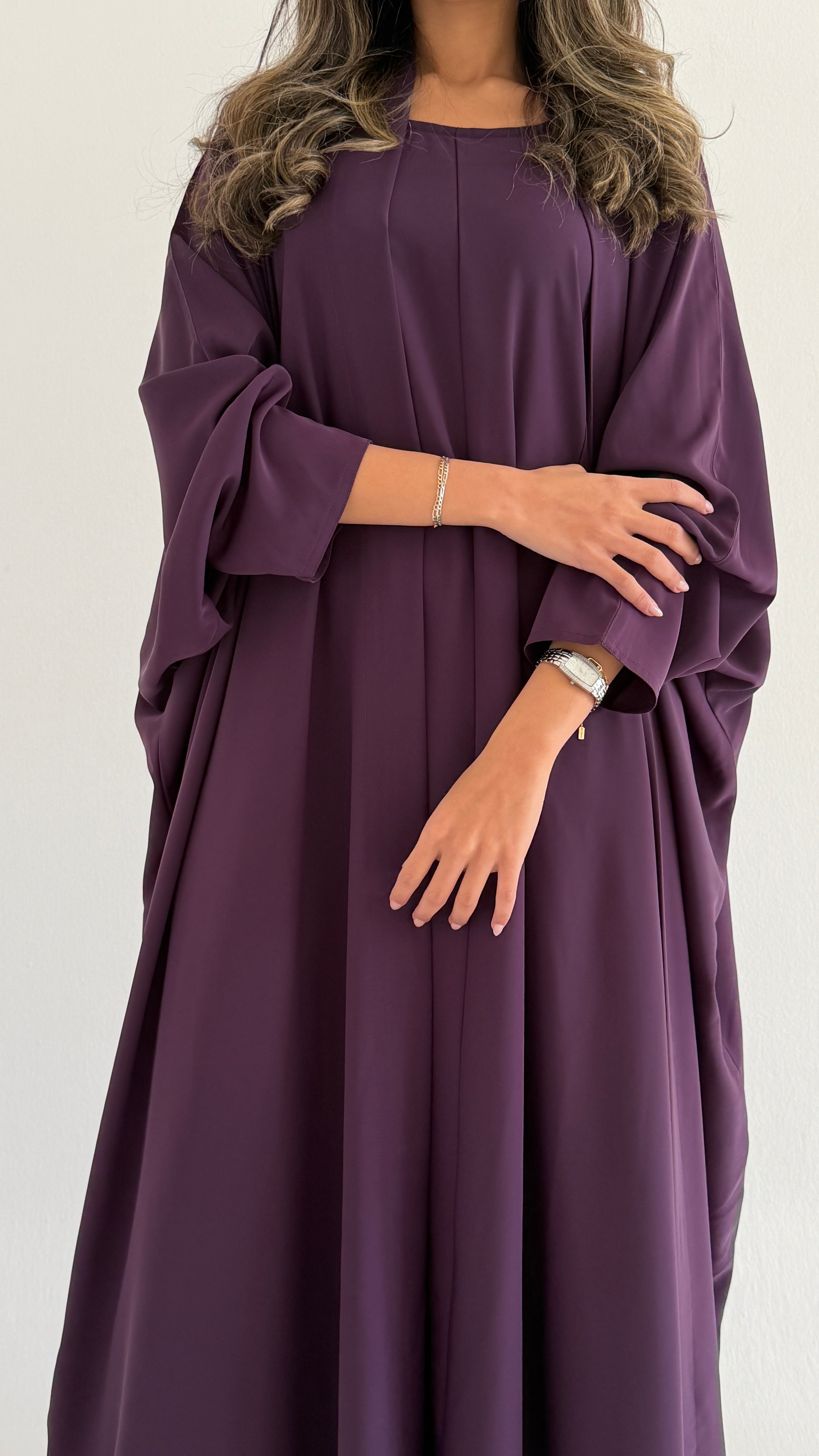 MW2013 - عباية كريب مع فستان كريب - Aya