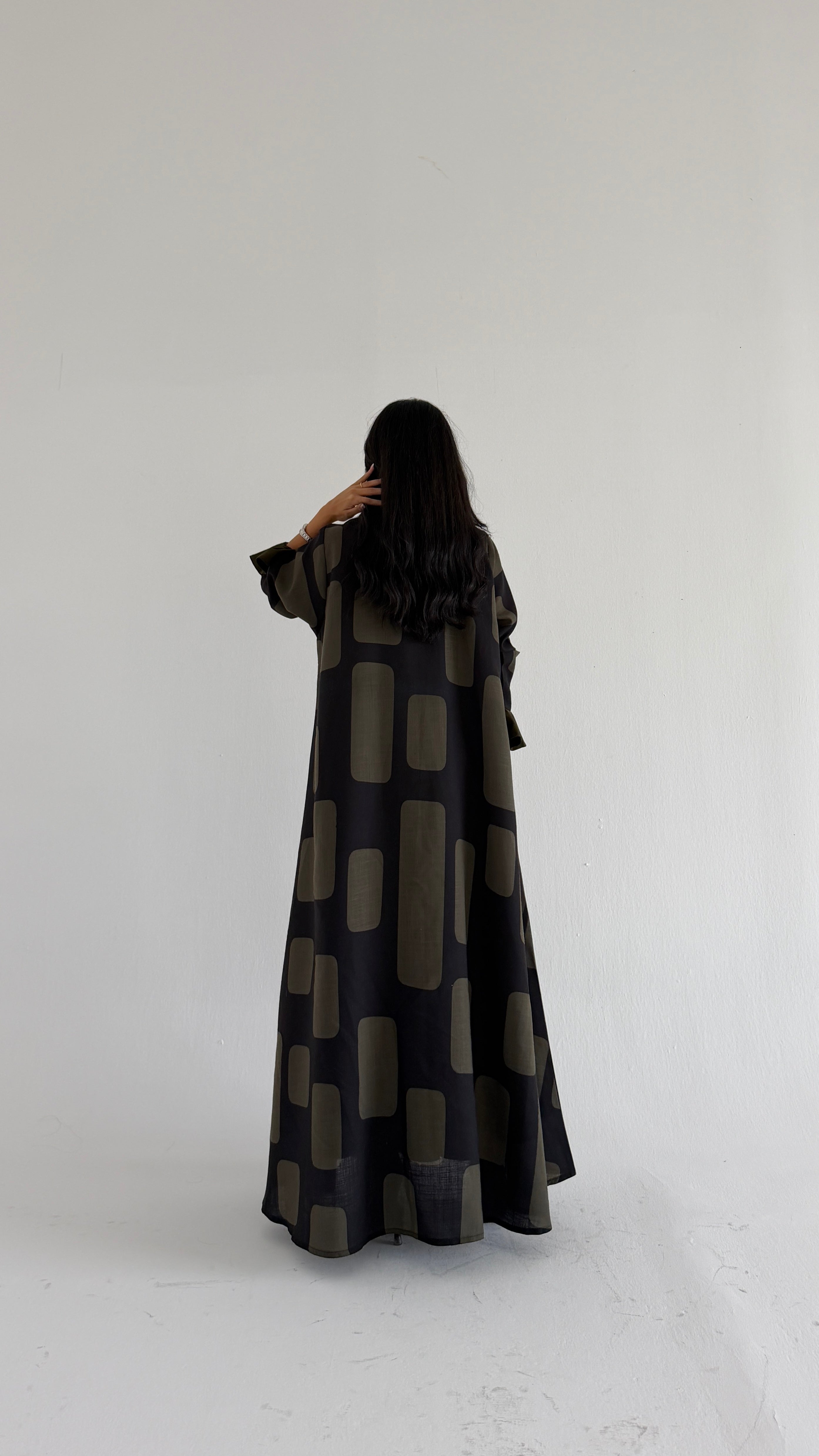 MWT1521 عباية طباعة | Printed Abaya