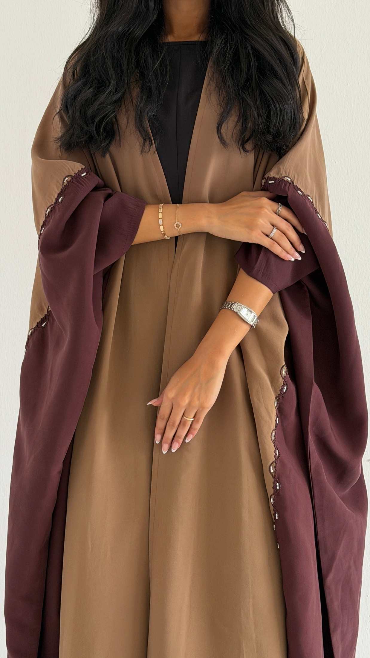 MWT1485 عباية بشك يدوي - Aya