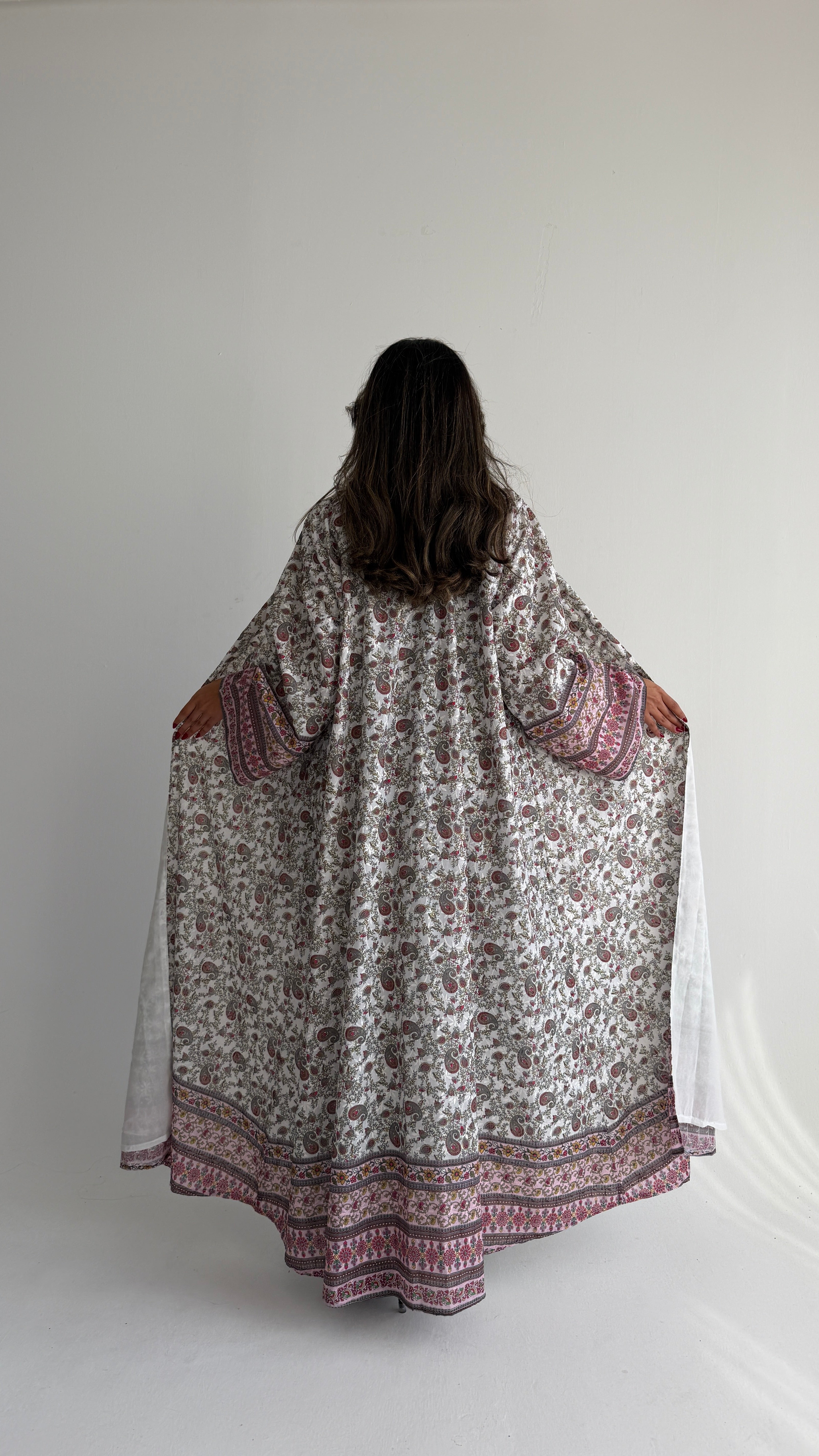 MWT569 - عباية ركامة مشجرة - Aya