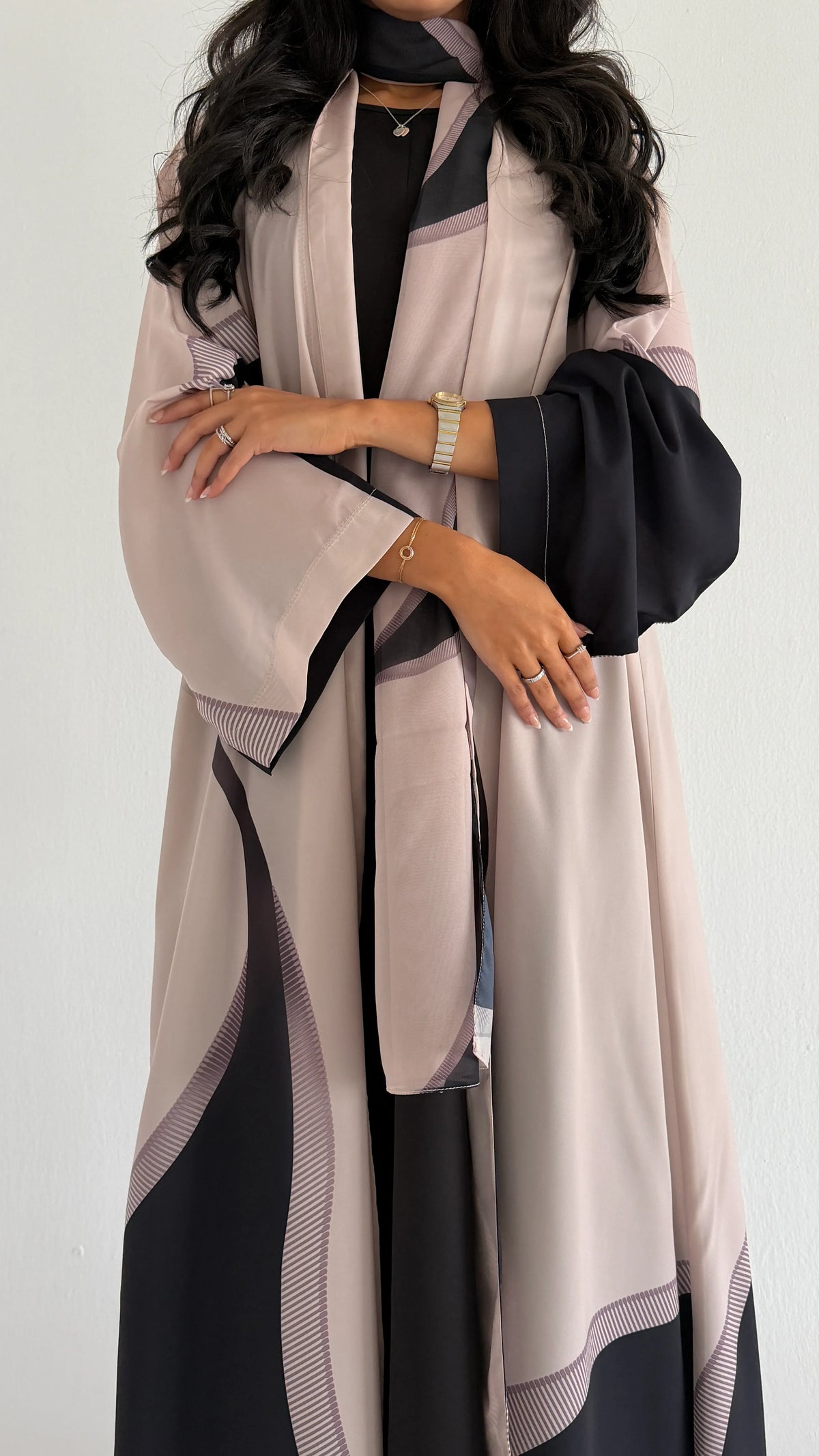 MWT1138 - عباية طباعة | Printed Abaya - Aya