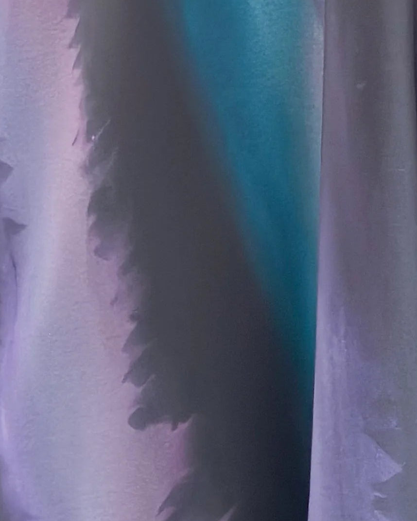 MWT2137 - عباية طباعة- Printed Abaya