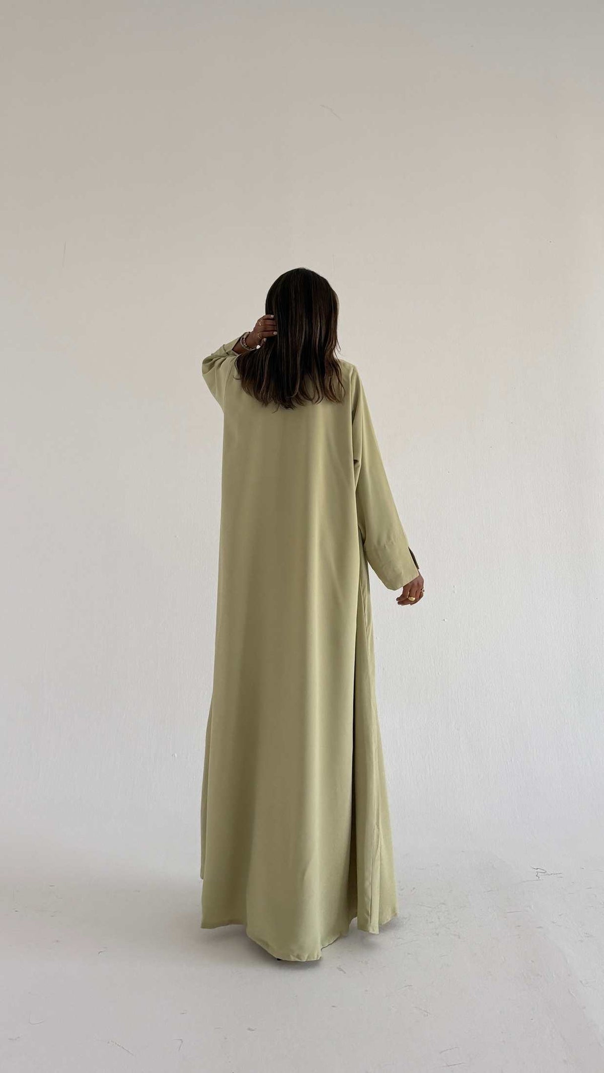 MWT1528 عباية كريب بيسك|Basic Crepe Abaya - Aya