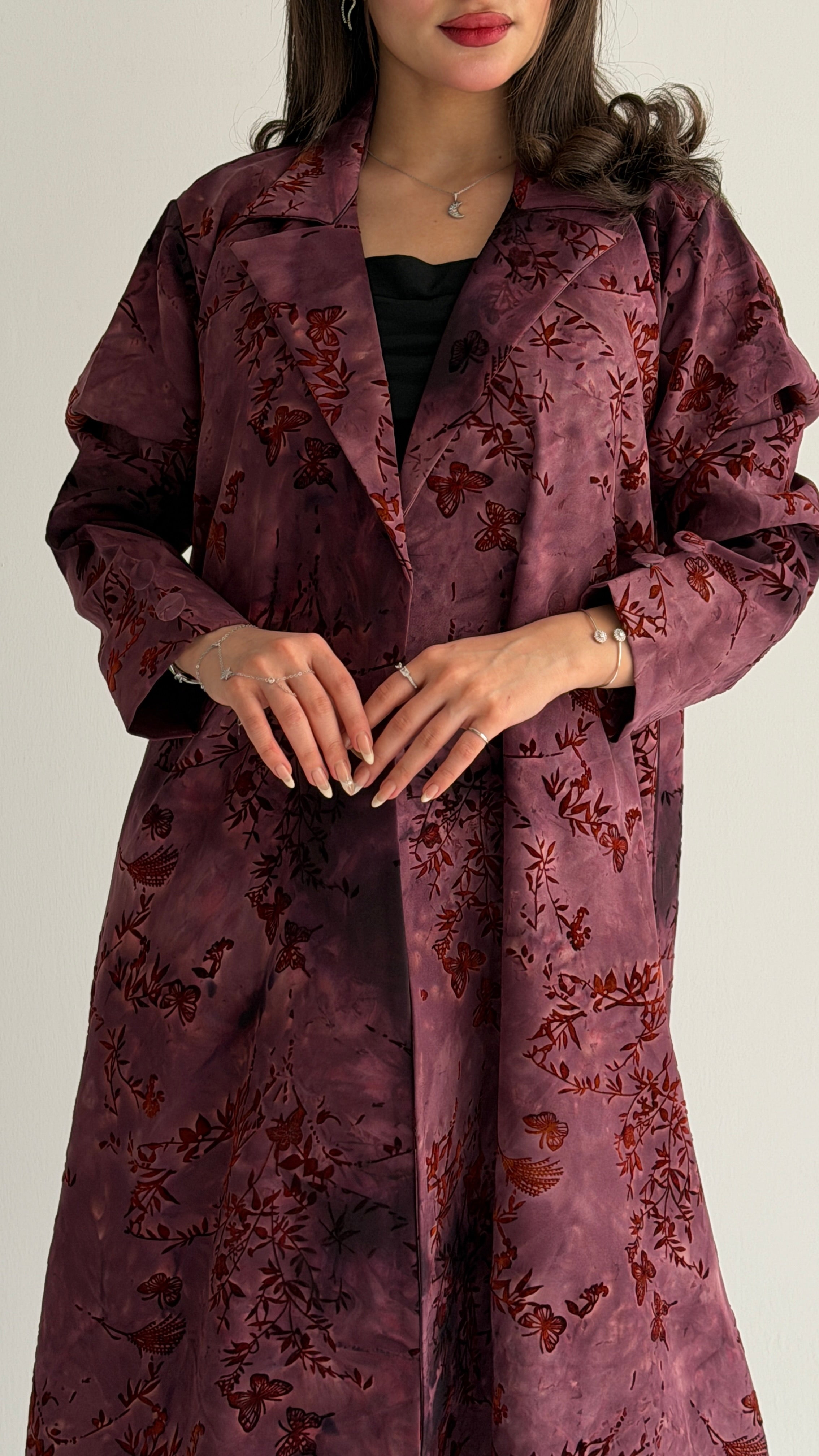 MW2026 - عباية كريب مشجر - Aya