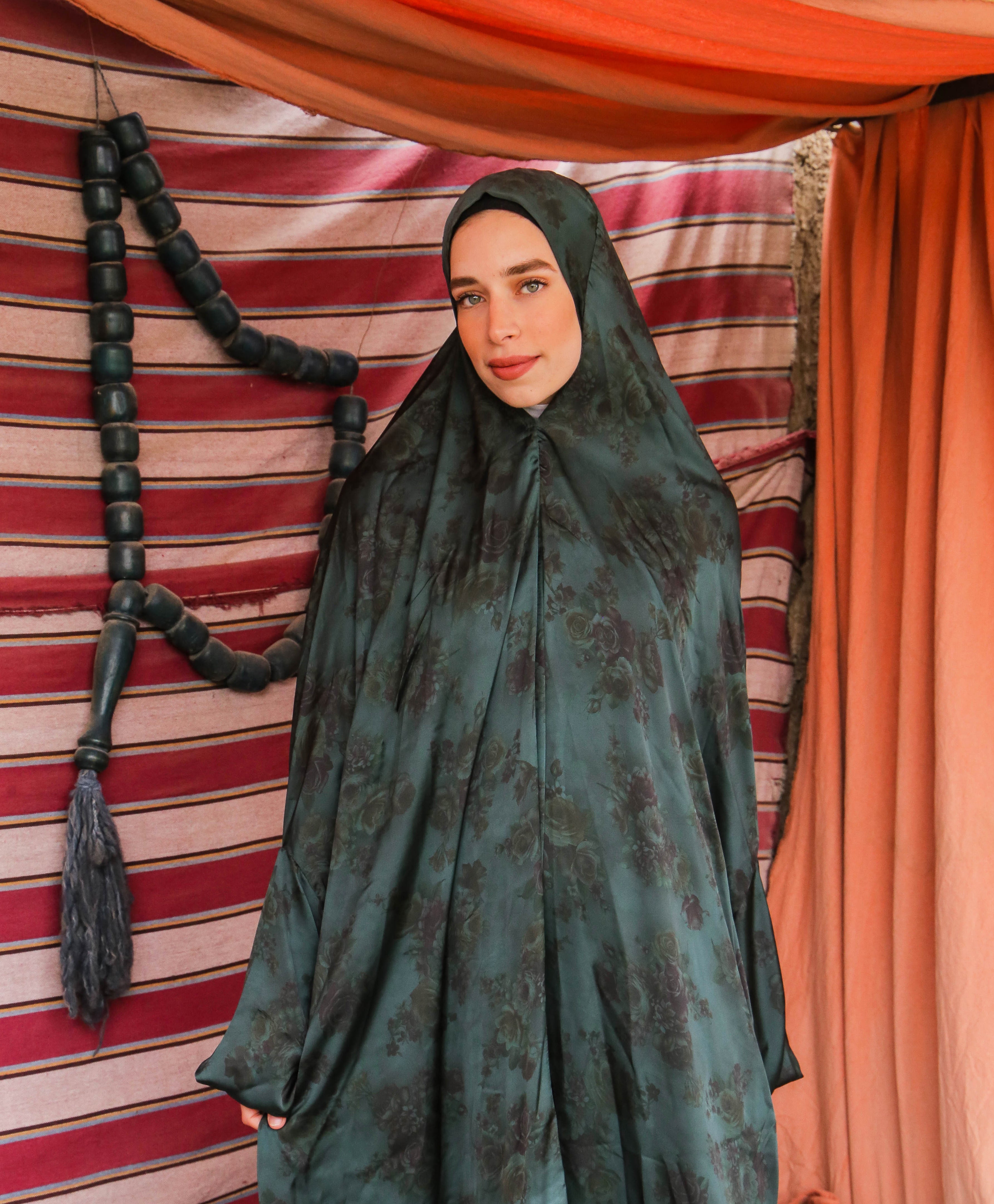 Holy Aura in Green Khimar - Aya