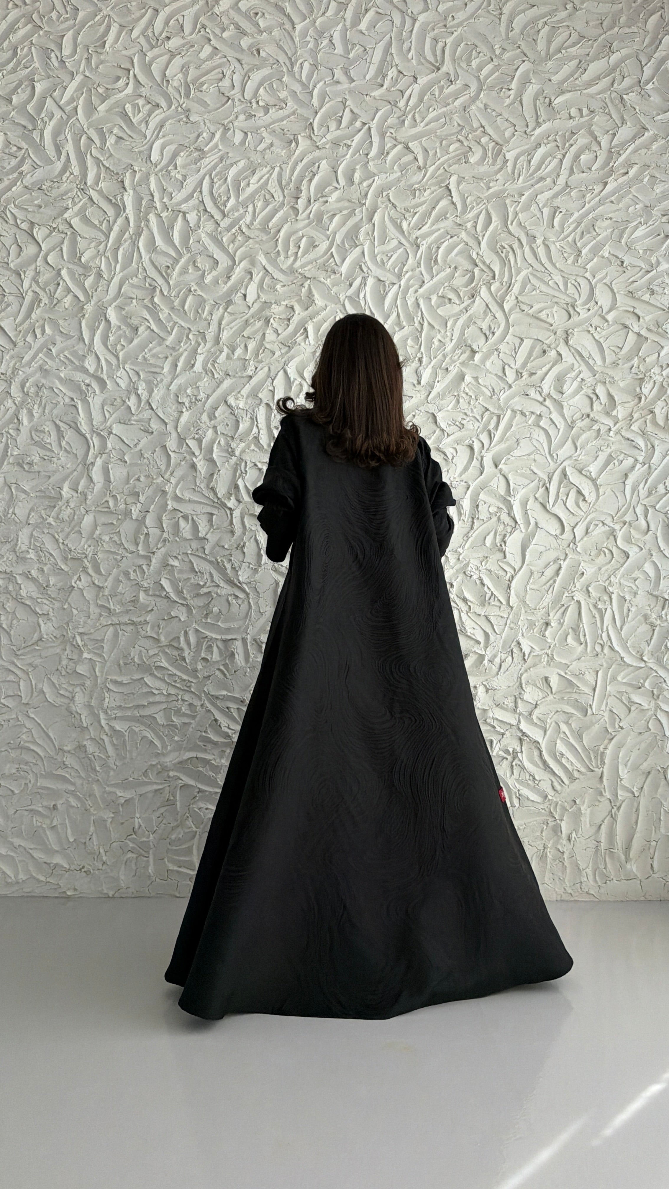 MW2062 - عباية جاكارهندي نص كلوش - Aya