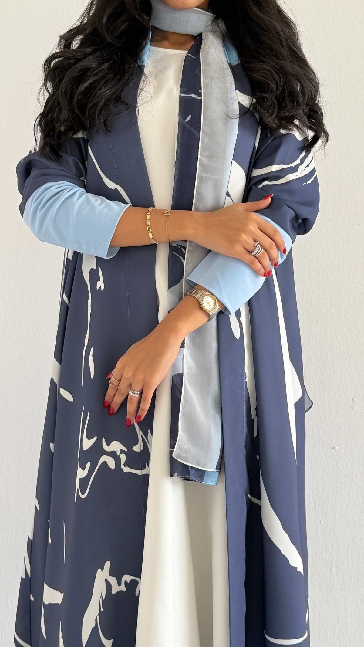 MWT1161 - عباية طباعة | Printed Abaya - Aya