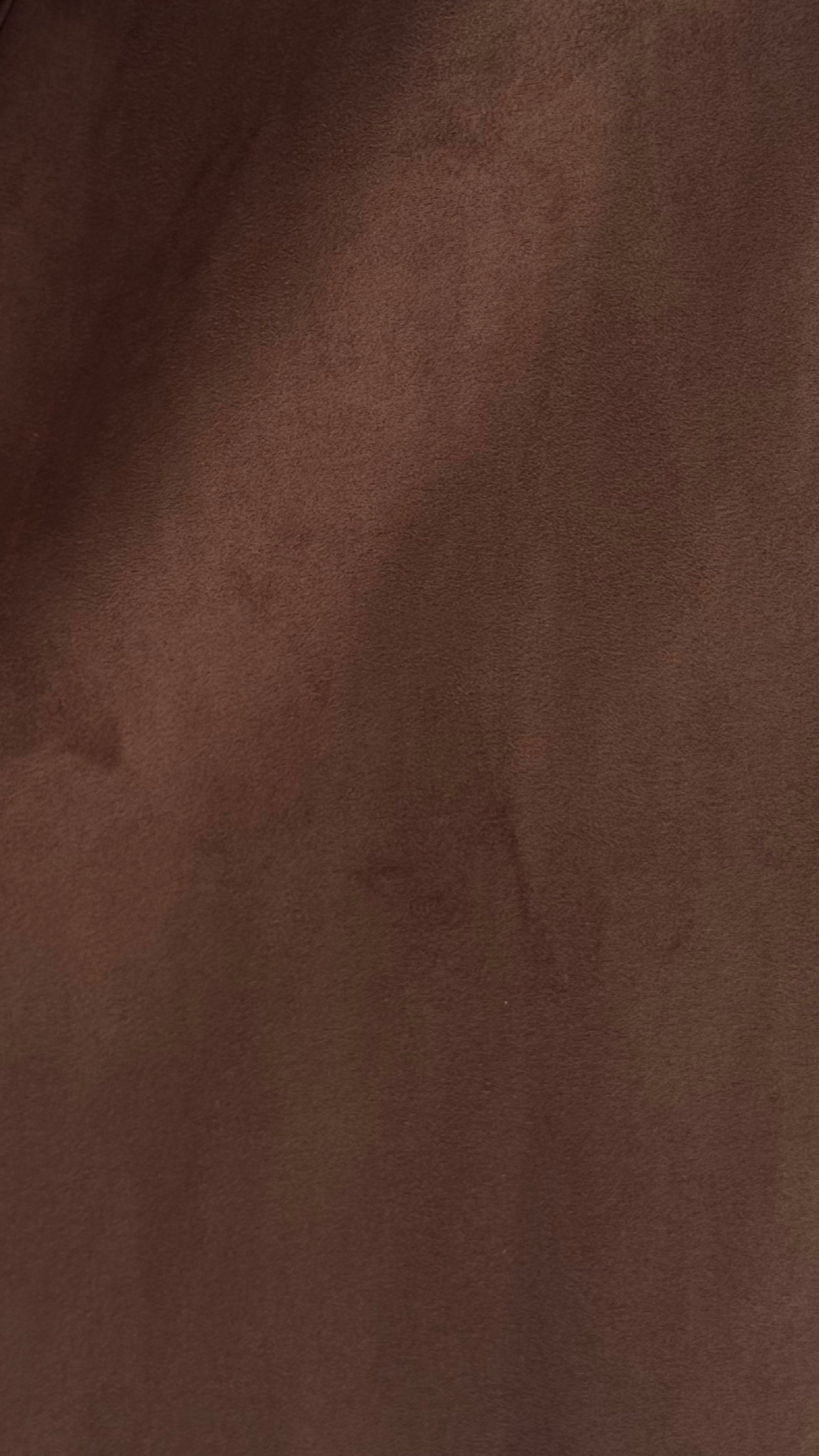 MWT800 - عباية شامواه بني مع دانتيل ابيض - Aya