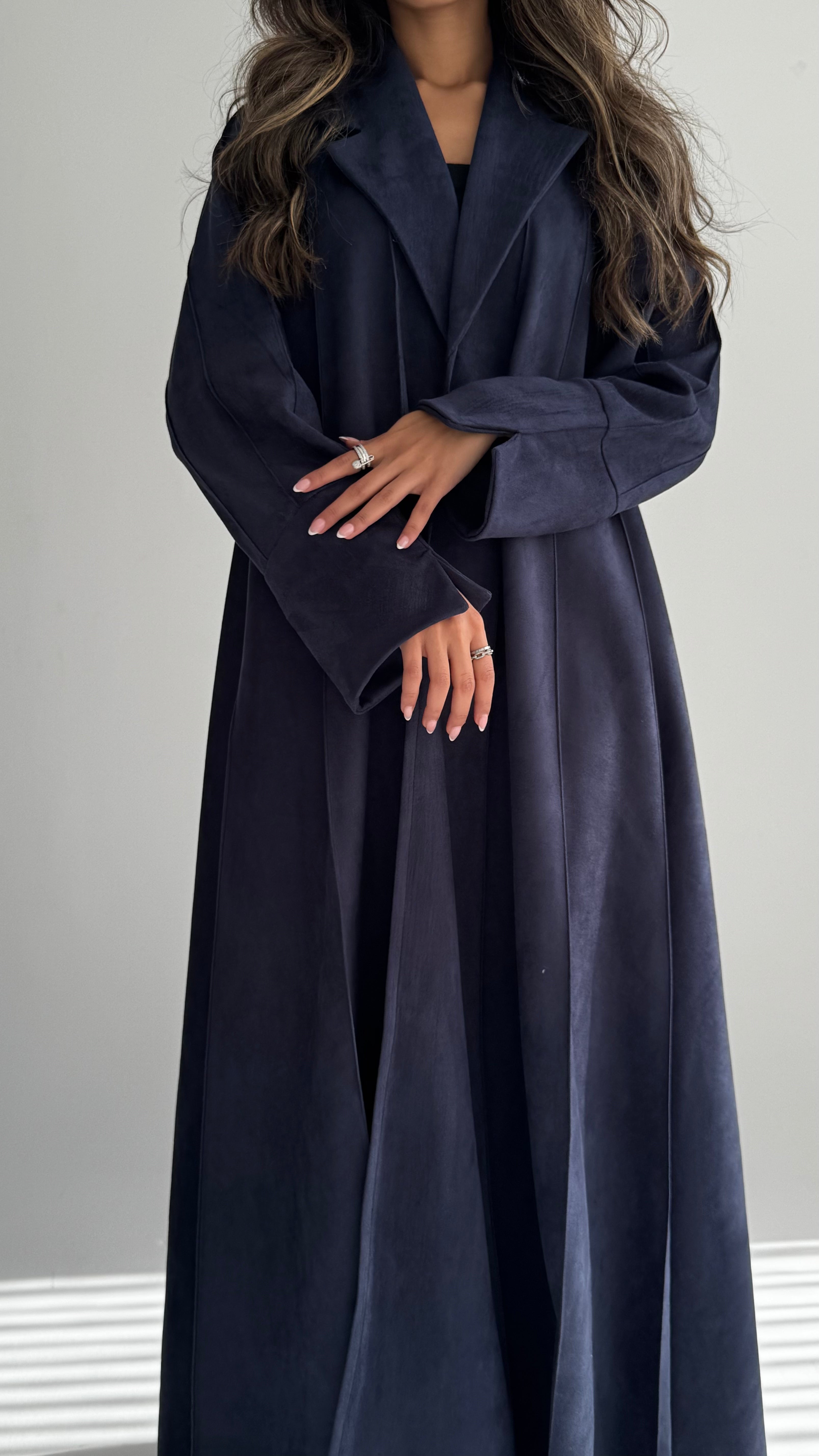 MWT844 - عباية بليزر شامواة | Blazer Abaya - Aya