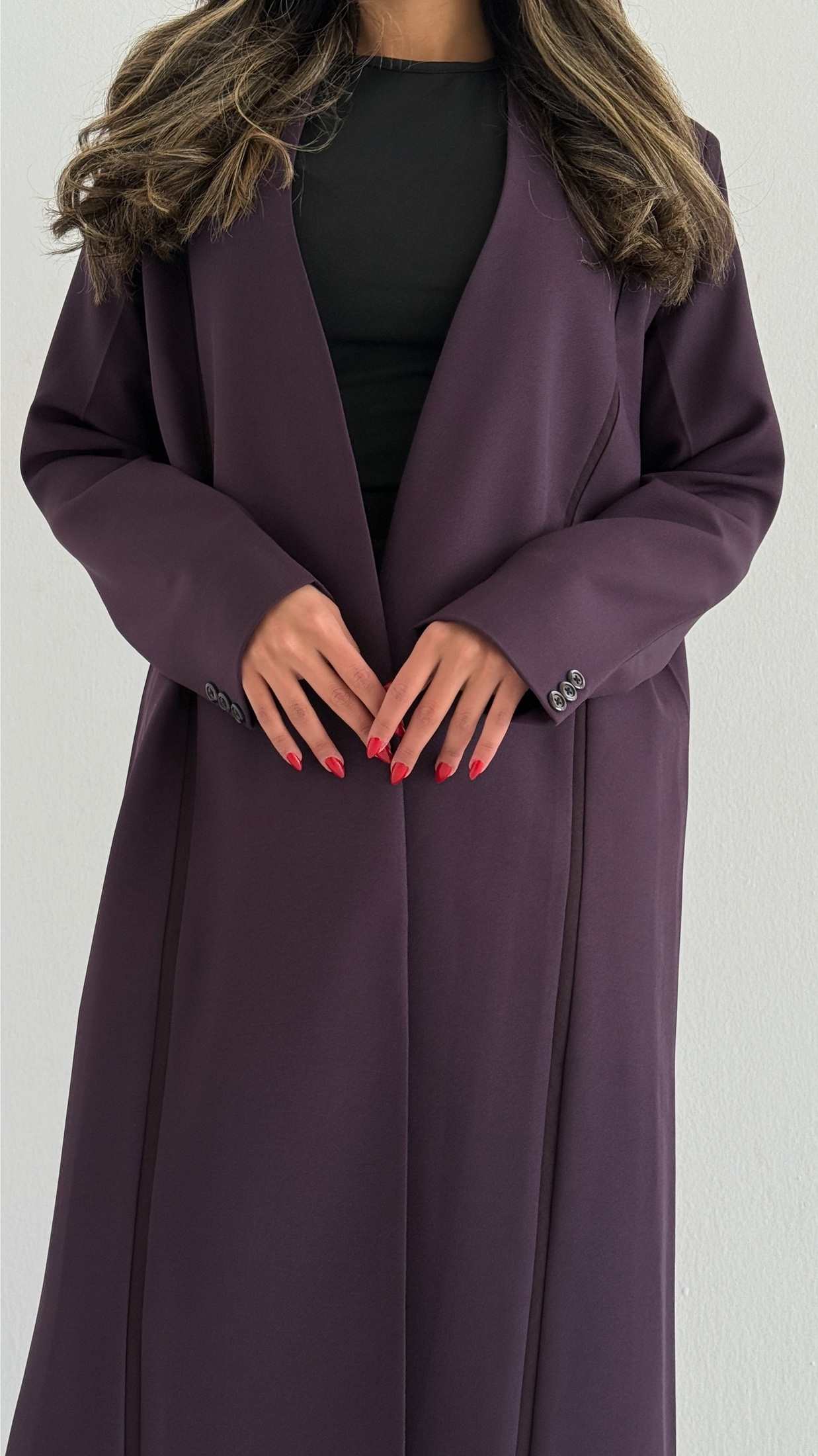 MWT740 -عباية بليزر رسمية |Formal Abaya - Aya