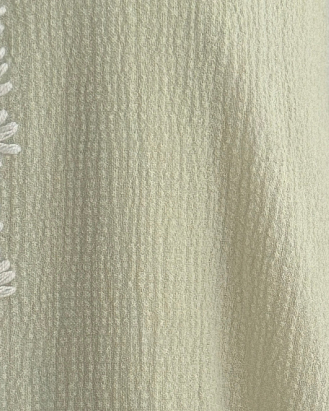 MW2054 - عباية لنن هندي قصه هينك تطريز يدوي - Aya