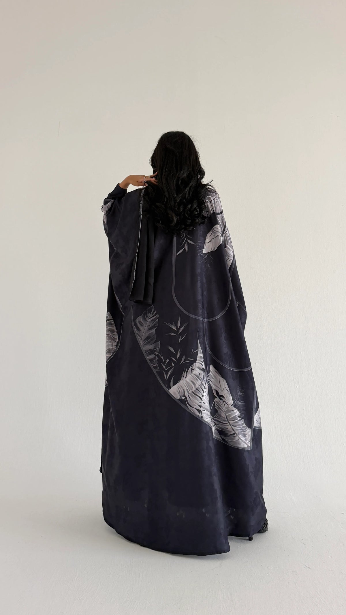 MWT1431 عباية طباعة | Printed Abaya