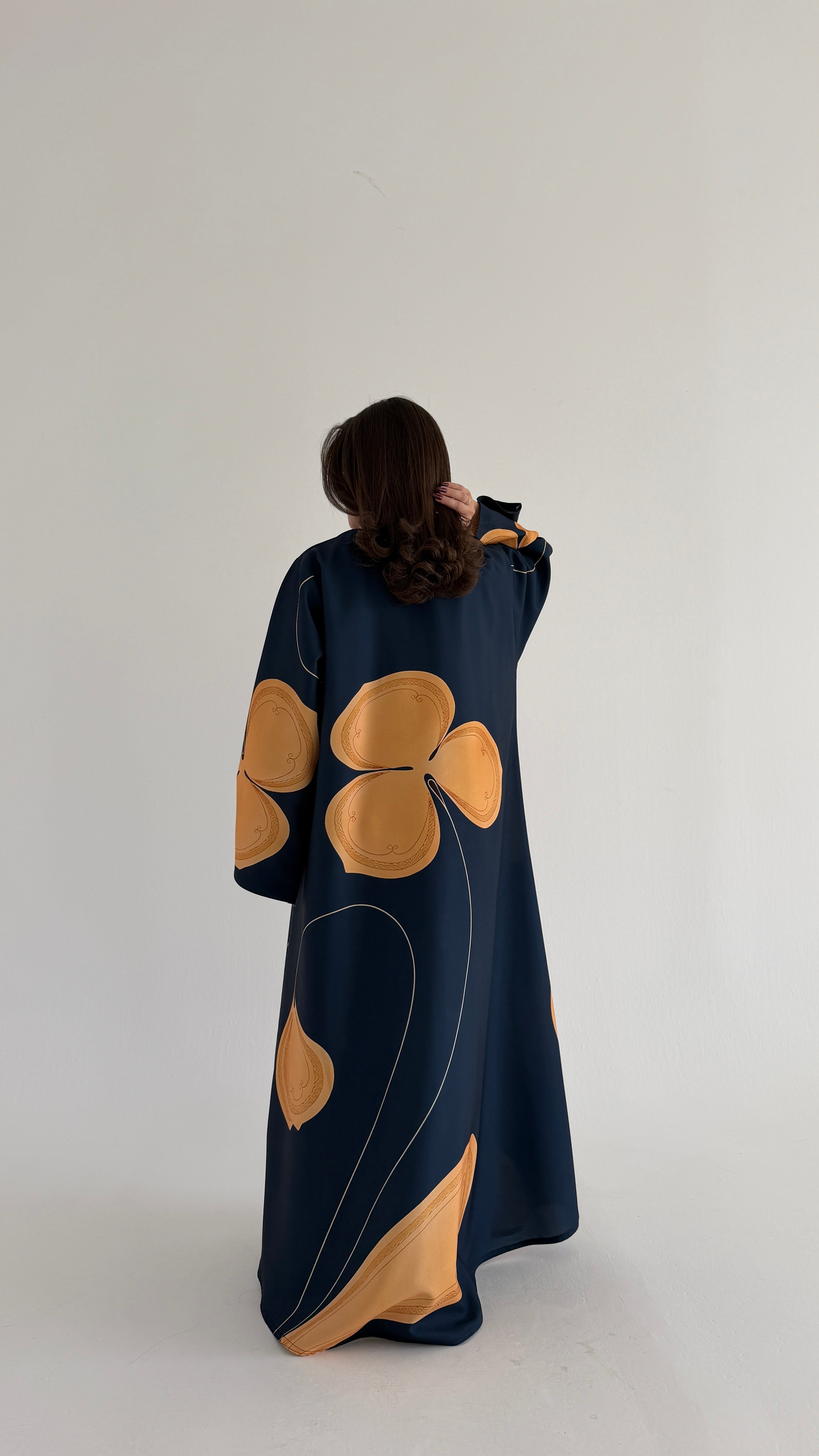 MWT1071 - عباية طباعة | Printed Abaya - Aya