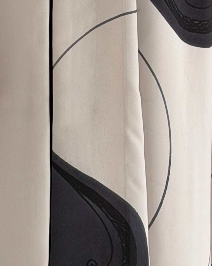 MWT1068 -عباية طباعة | Printed Abaya - Aya