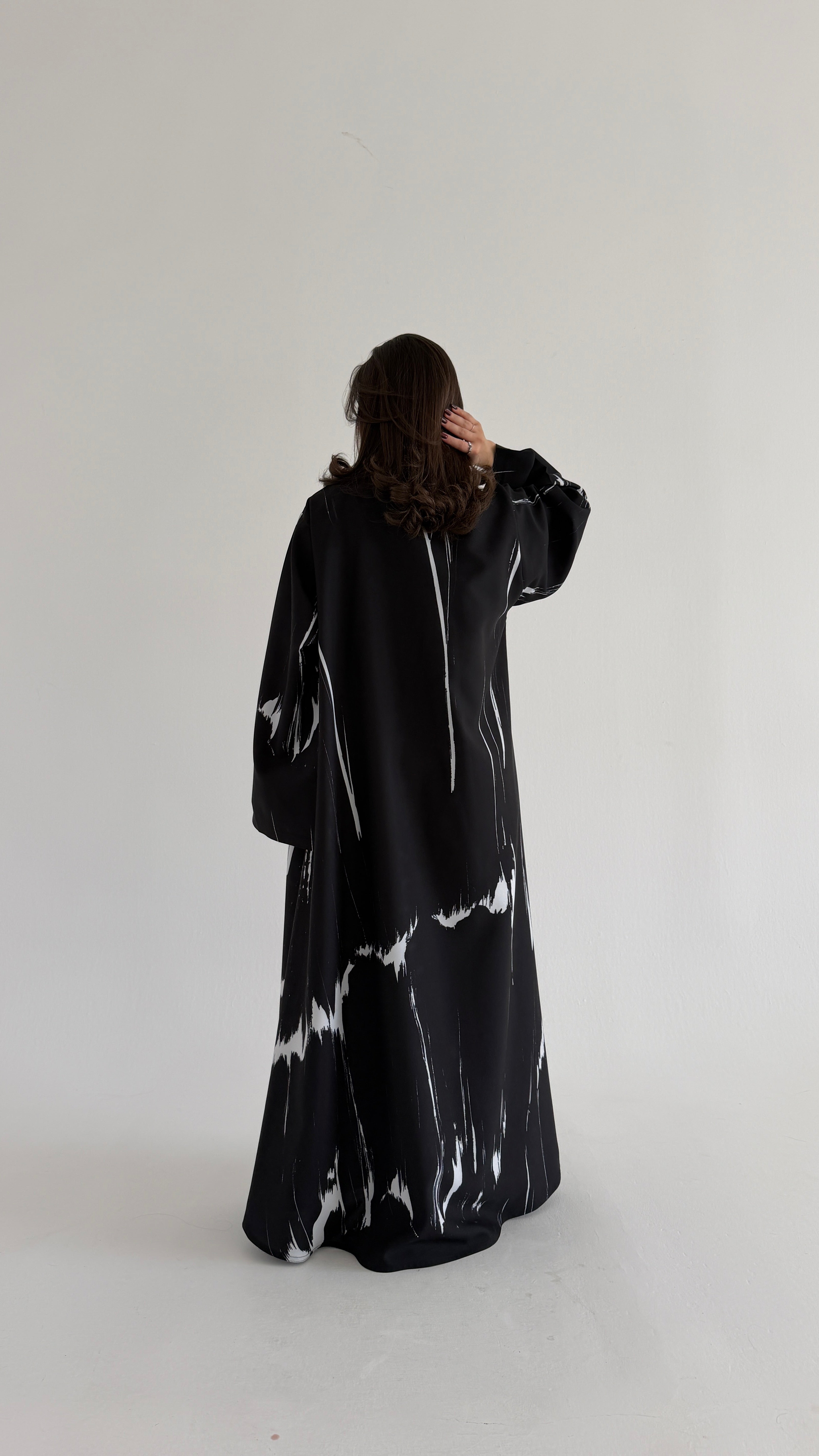 MWT1063 -عباية طباعة | Printed Abaya - Aya