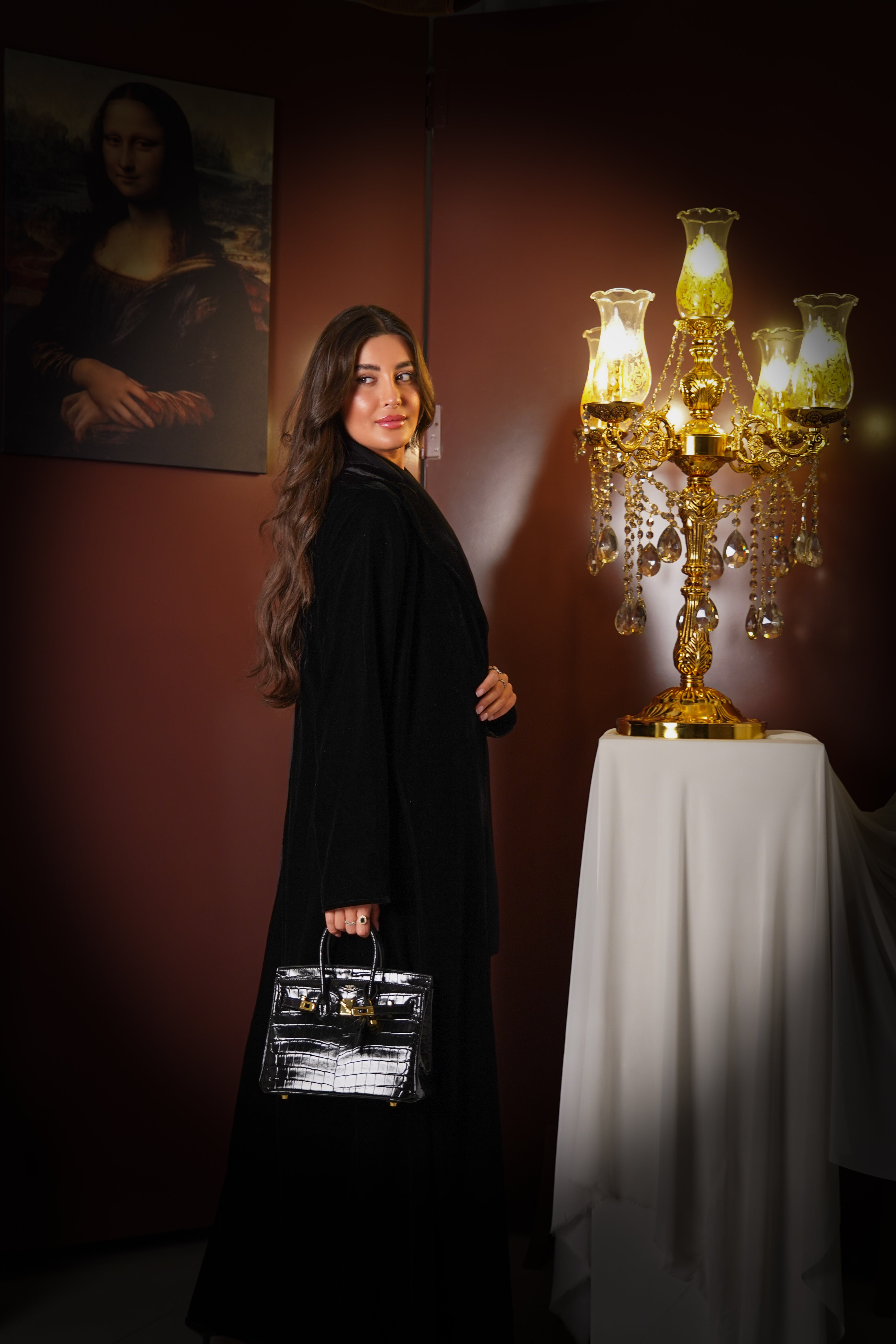 MW1856 - عباية بليزر غير متماثل لتعطي طابع الراقي