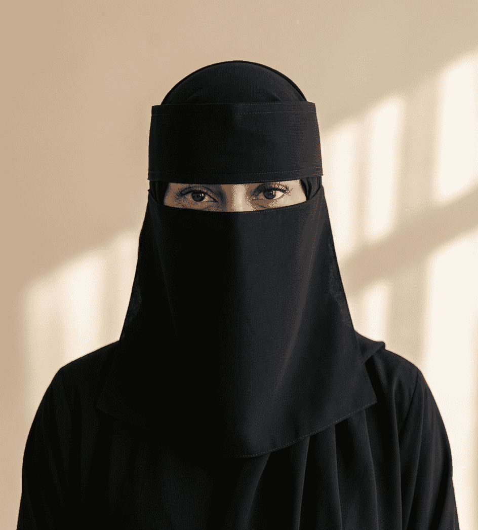 MWN001 - نقاب مرد ملكي صغير مبطن بحرير - Aya