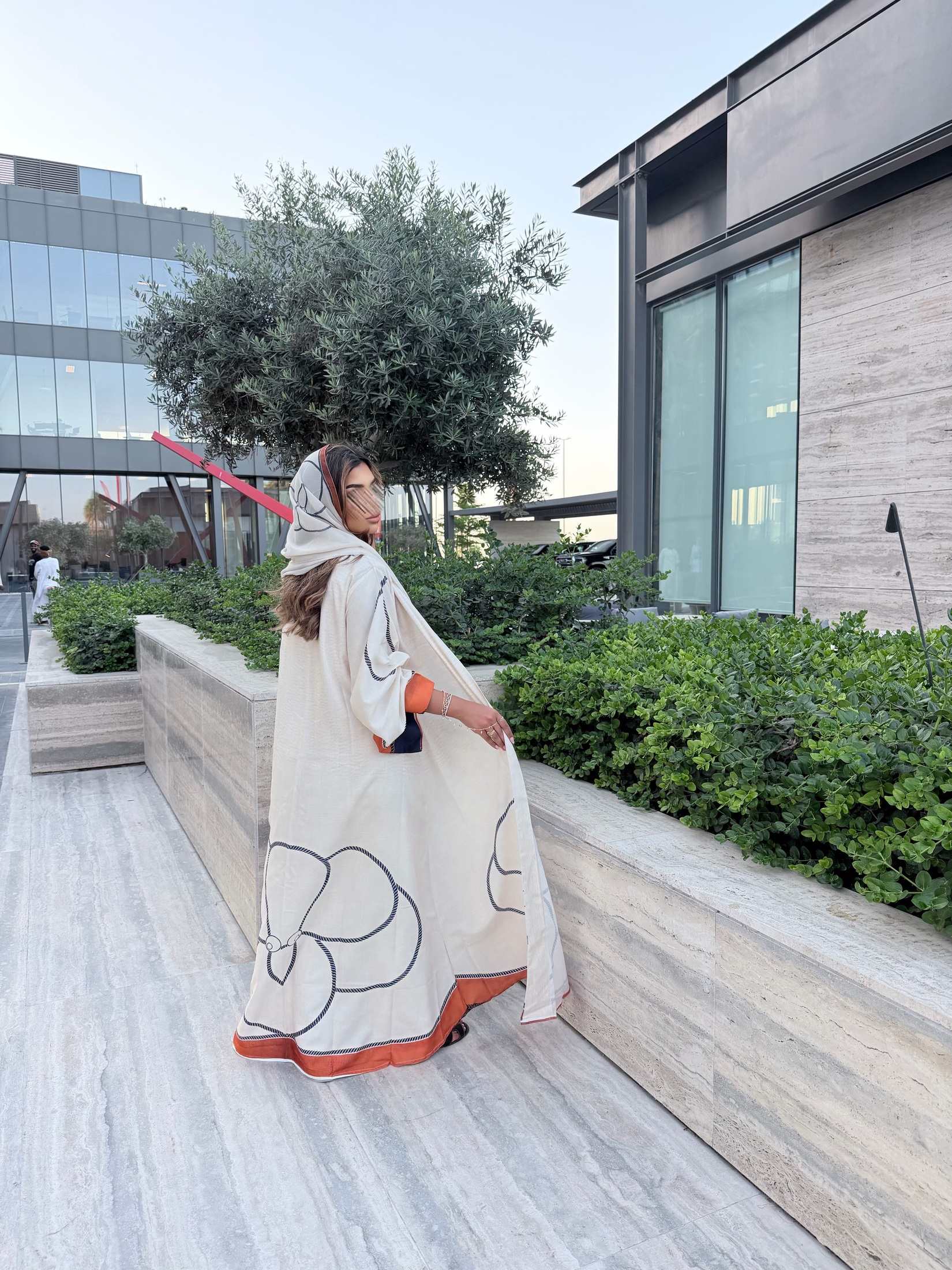 MWT1133 - عباية طباعة | Printed Abaya - Aya