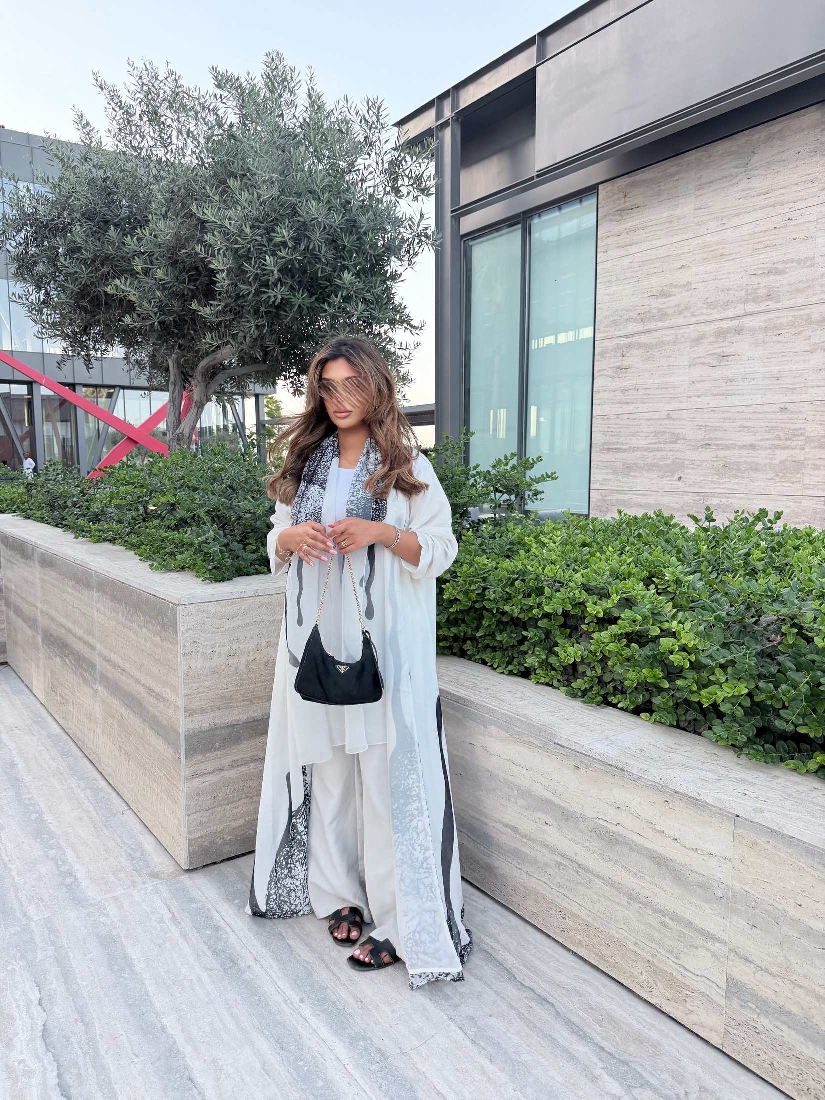 MWT1143 - عباية طباعة | Printed Abaya - Aya