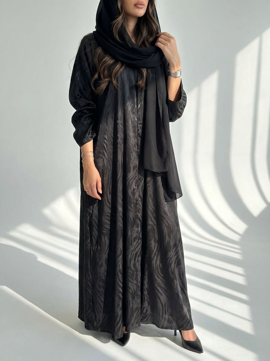 MWT4009 - عباية فيسكوز جاكار