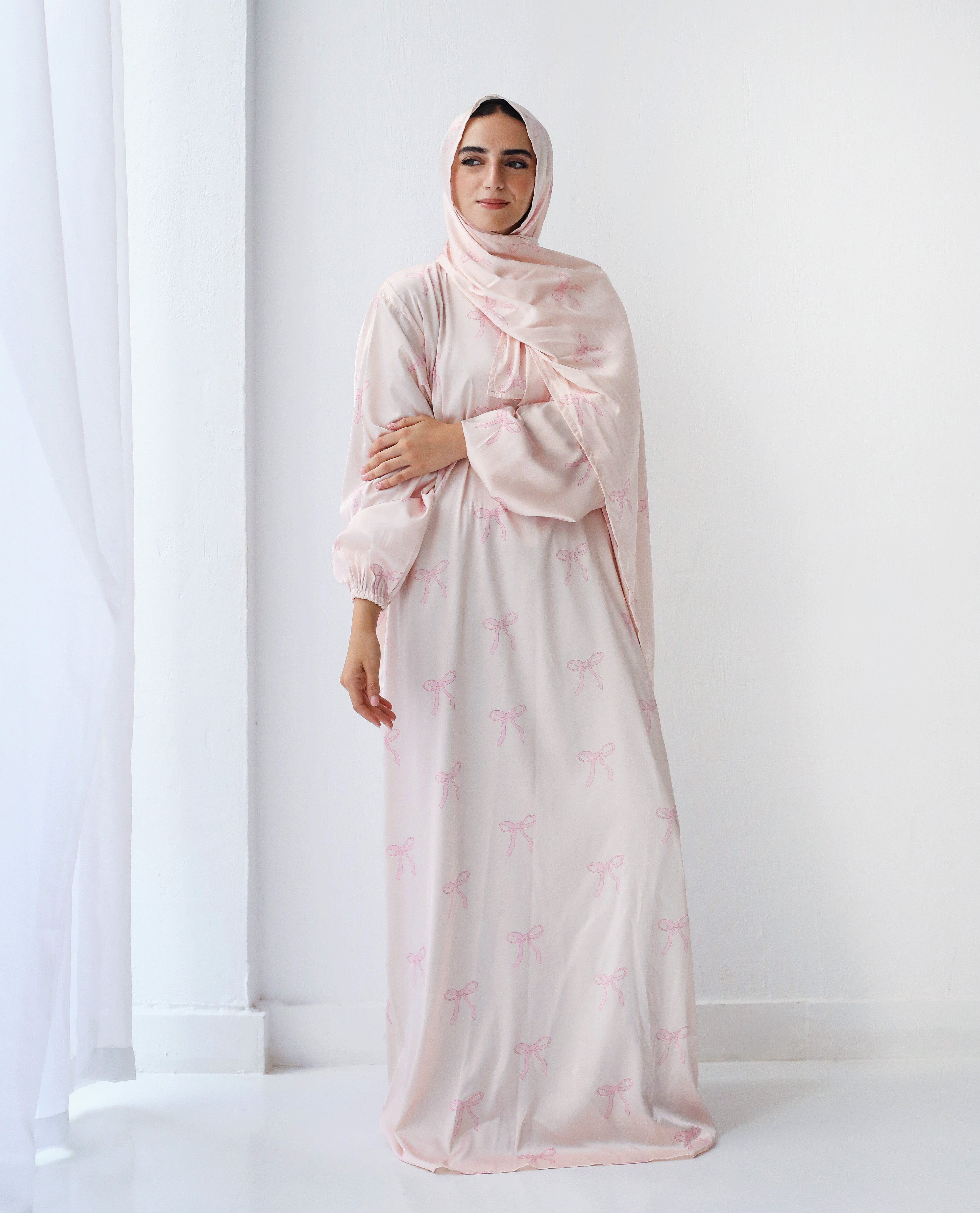 Rose Ties Prayer Dress - Aya