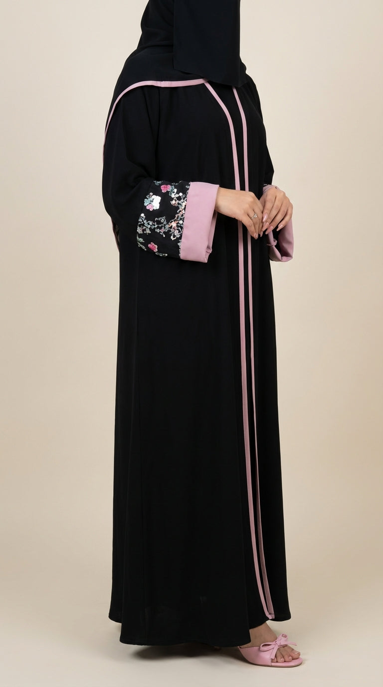 عباية كريب نص كلوش - Image 2