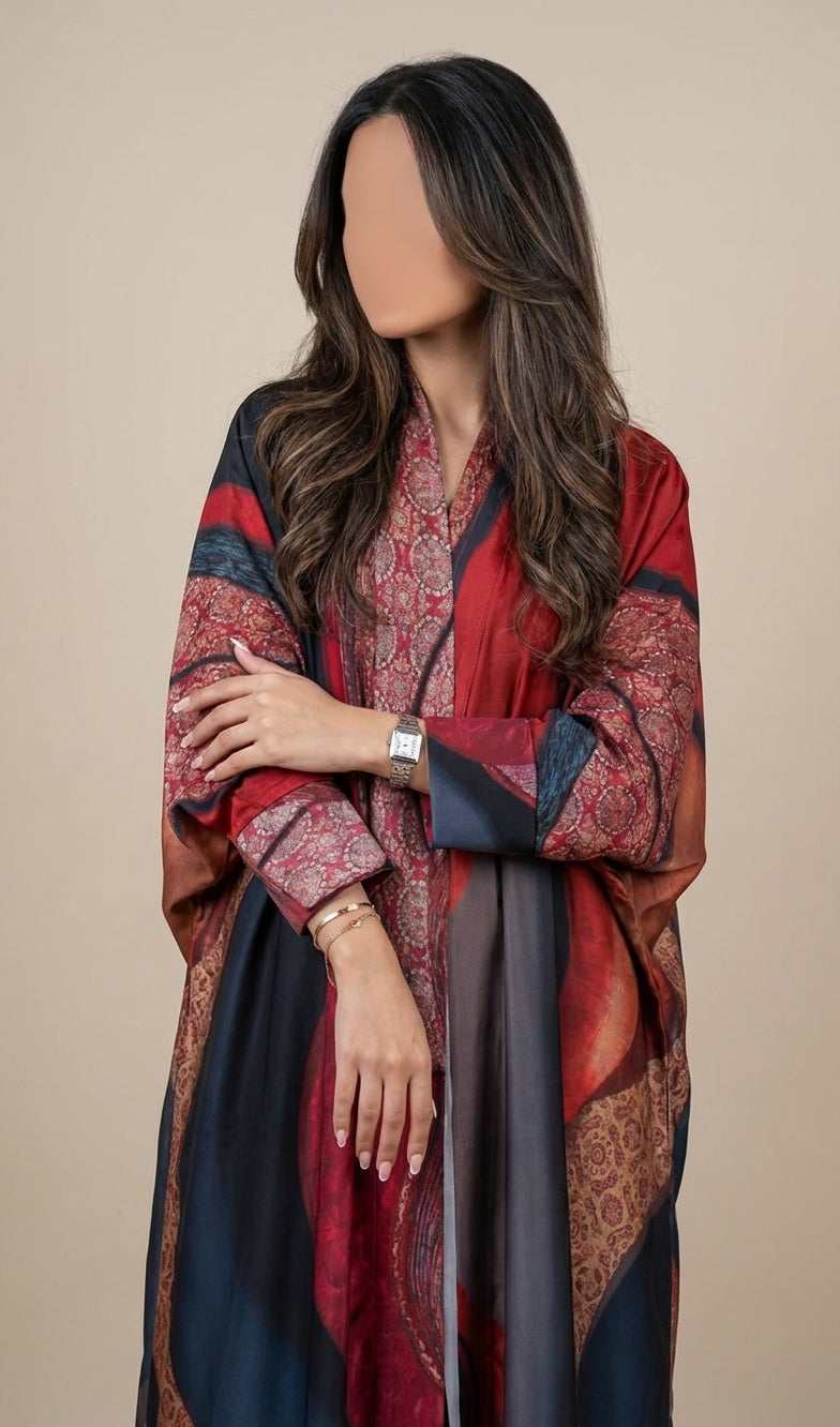 عباية طباعة | Printed Abaya - Image 1