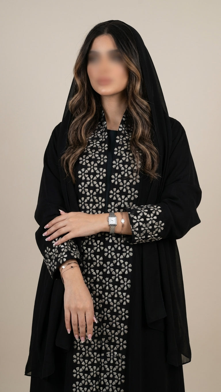 عباية بتطريز شك - Image 2