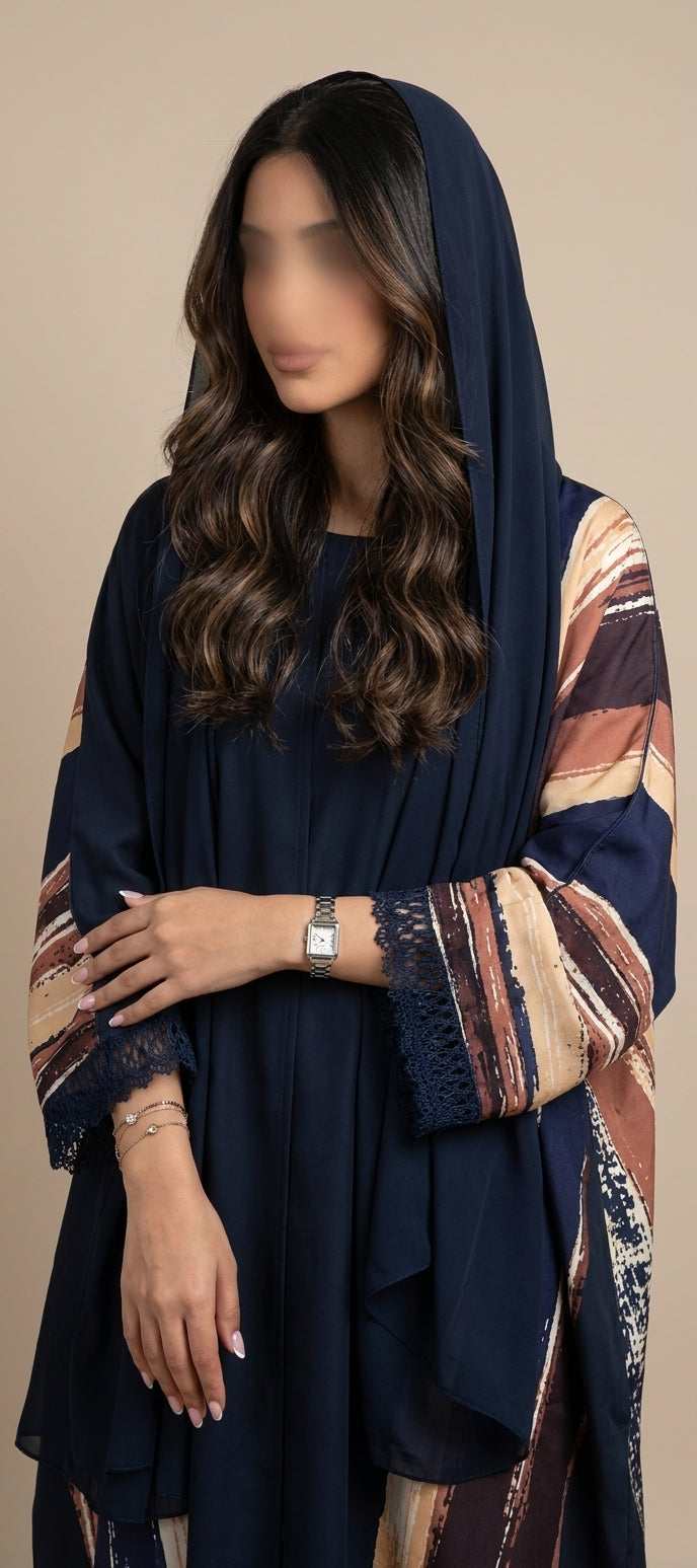 عباية طباعة | Printed Abaya - Image 3