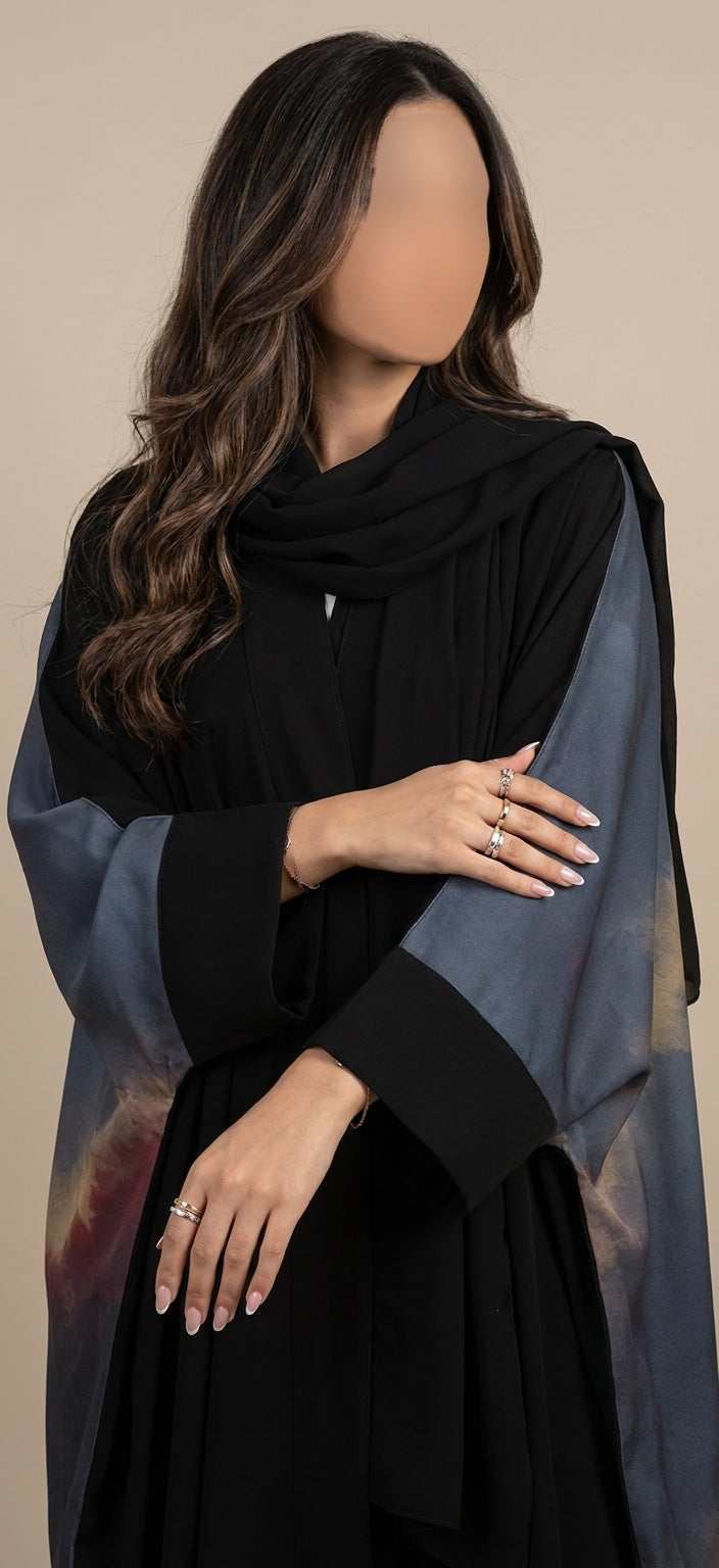عباية طباعة | Printed Abaya - Image 3